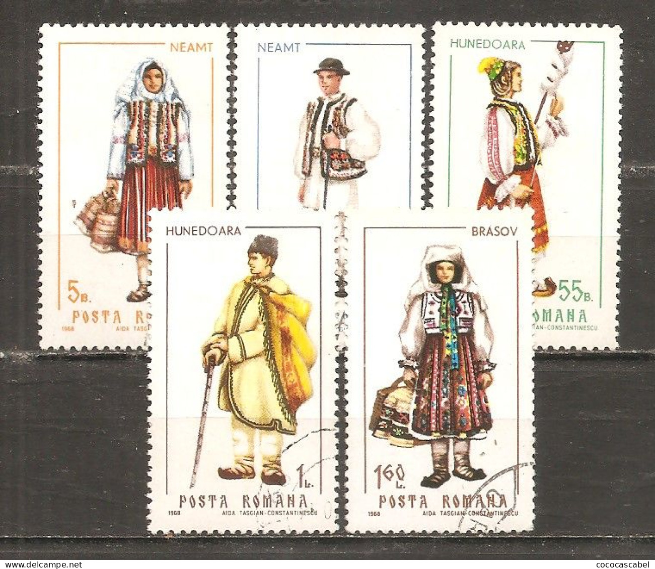 Rumanía Yvert Nº 2434-38 (usado) (o) - Used Stamps