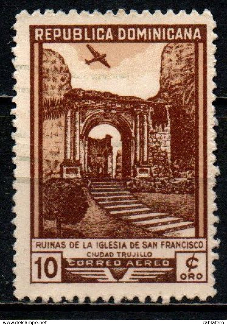 REPUBBLICA DOMENICANA - 1949 - Rovine Della Chiesa Di San Francesco - USATO - Dominican Republic