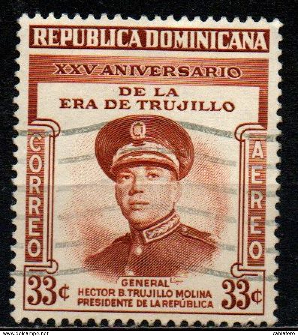 REPUBBLICA DOMENICANA - 1955 - GENERALE HECTOR B. TRUIJLLO - PRESIDENTE DELLA REPUBBLICA - USATO - Dominican Republic