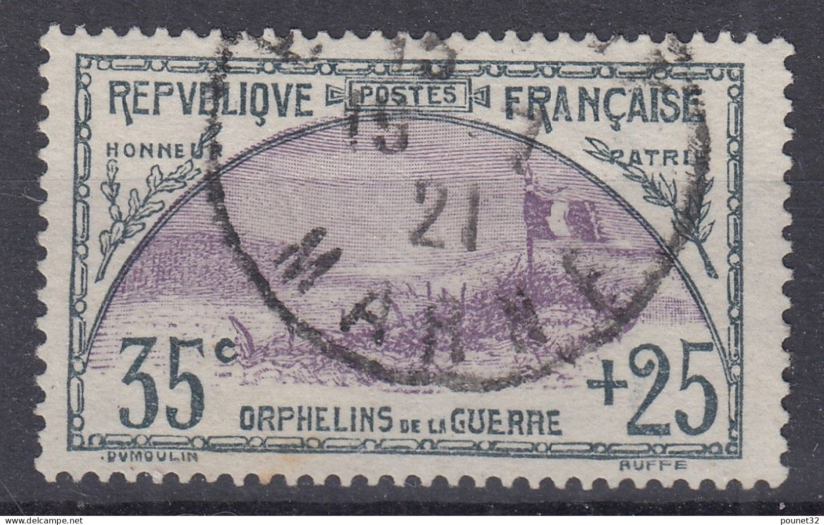 FRANCE 1ère ORPHELIN N° 152 OBLITERATION CHOISIE - BON CENTRAGE - COTE 165 € - Oblitérés