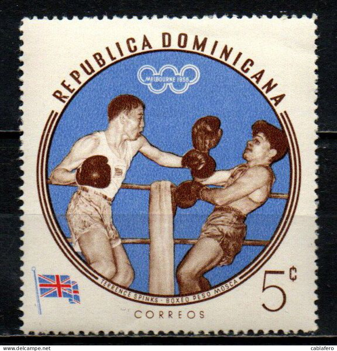 REPUBBLICA DOMENICANA - 1960 - TERRENCE SPINKS - OLIMPIADI DI MELBOURNE -MNH - Dominicaine (République)