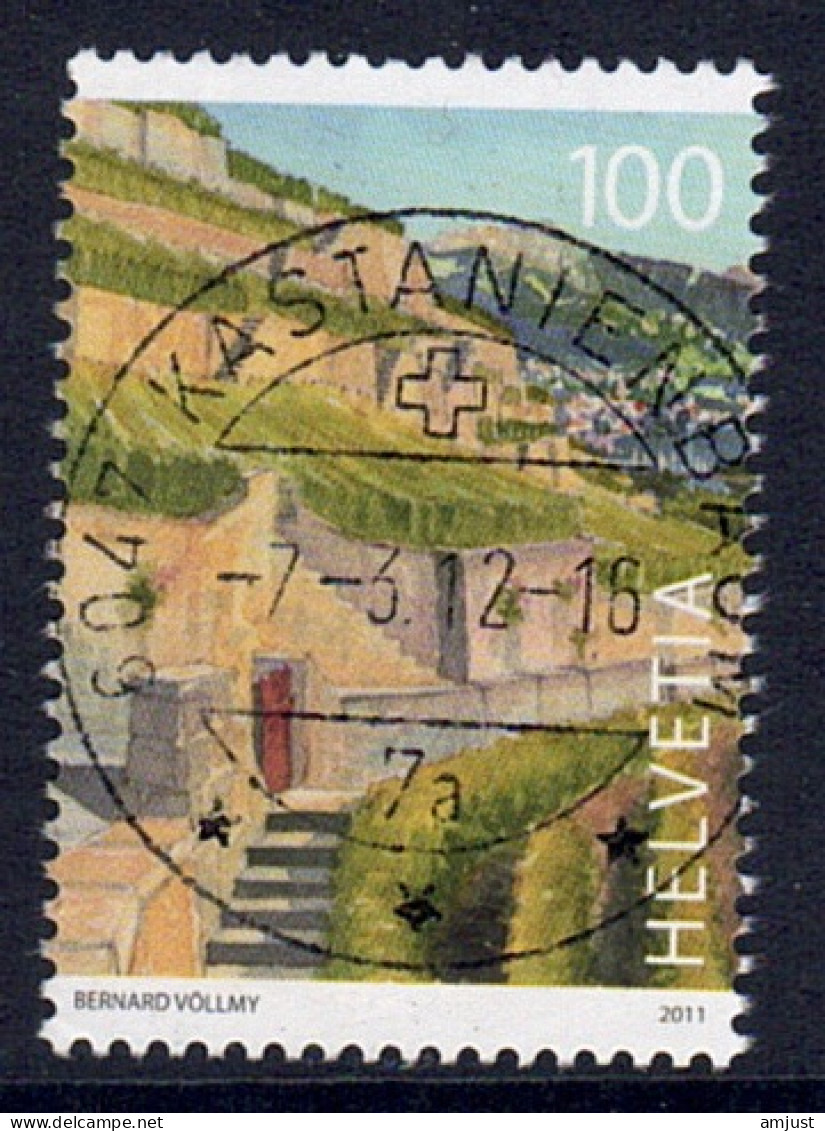 Suisse // Schweiz // Svizzera // 2010-2019 // 2011 //  Lavaux, Vignoble En Terrasse  Oblitéré No. 1397 - Used Stamps