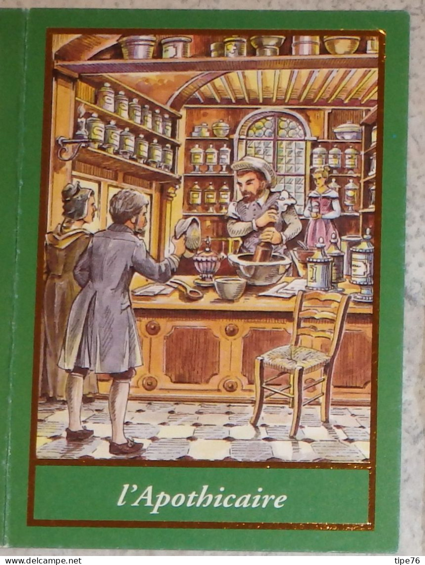 Petit Calendrier Poche 1996 Illustration Métier Apothicaire Ozoir La Ferrière Seine Et Marne - Tamaño Pequeño : 1991-00
