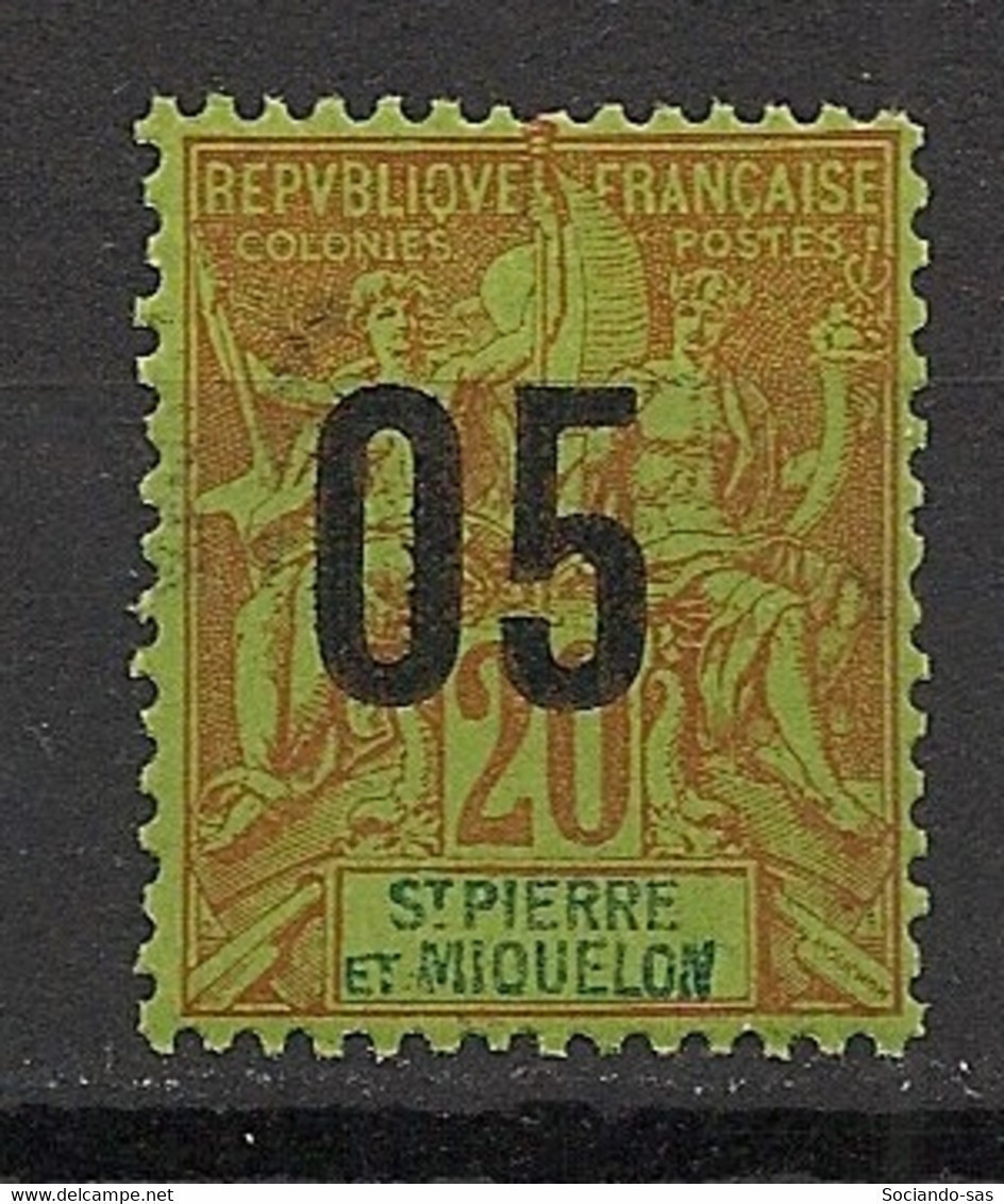 SPM - 1912 - N°YT. 97 - Type Groupe 05 Sur 20c - Neuf Luxe ** / MNH / Postfrisch - Neufs