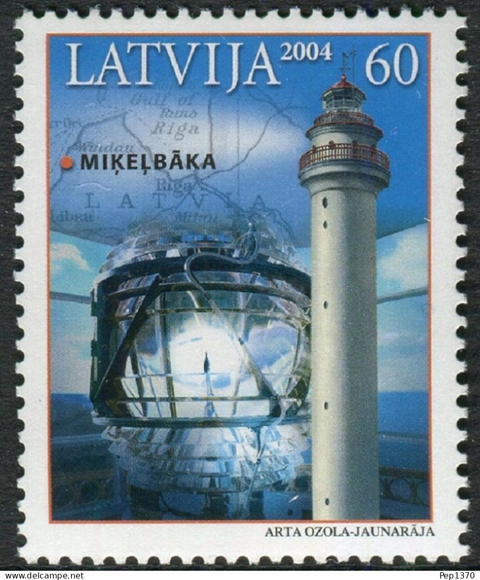 LETONIA 2004 - LATVIA - FAROS - YVERT 592** - Vuurtorens