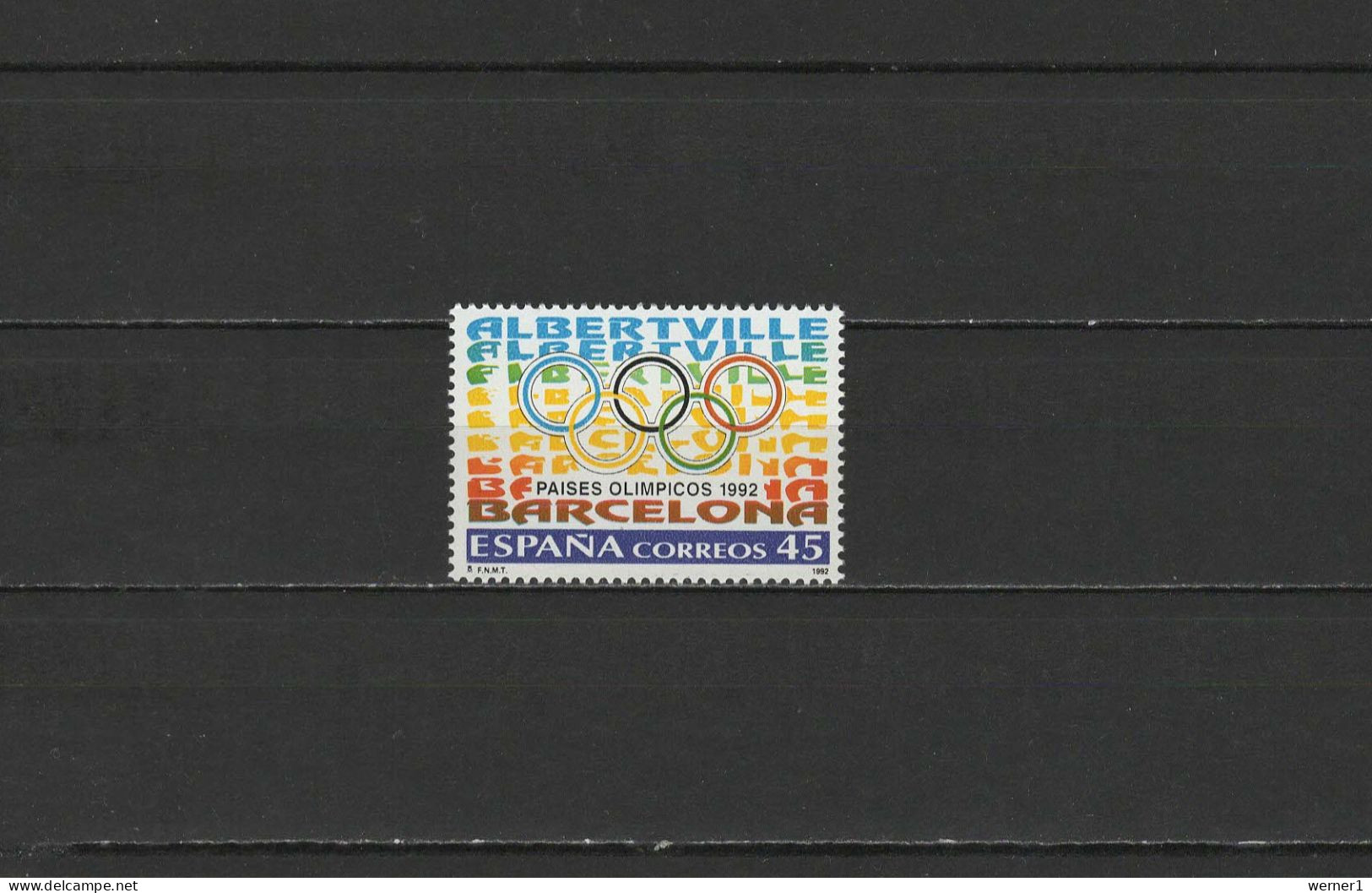 Spain 1992 Olympic Games Barcelona / Albertville Stamp MNH - Ete 1992: Barcelone