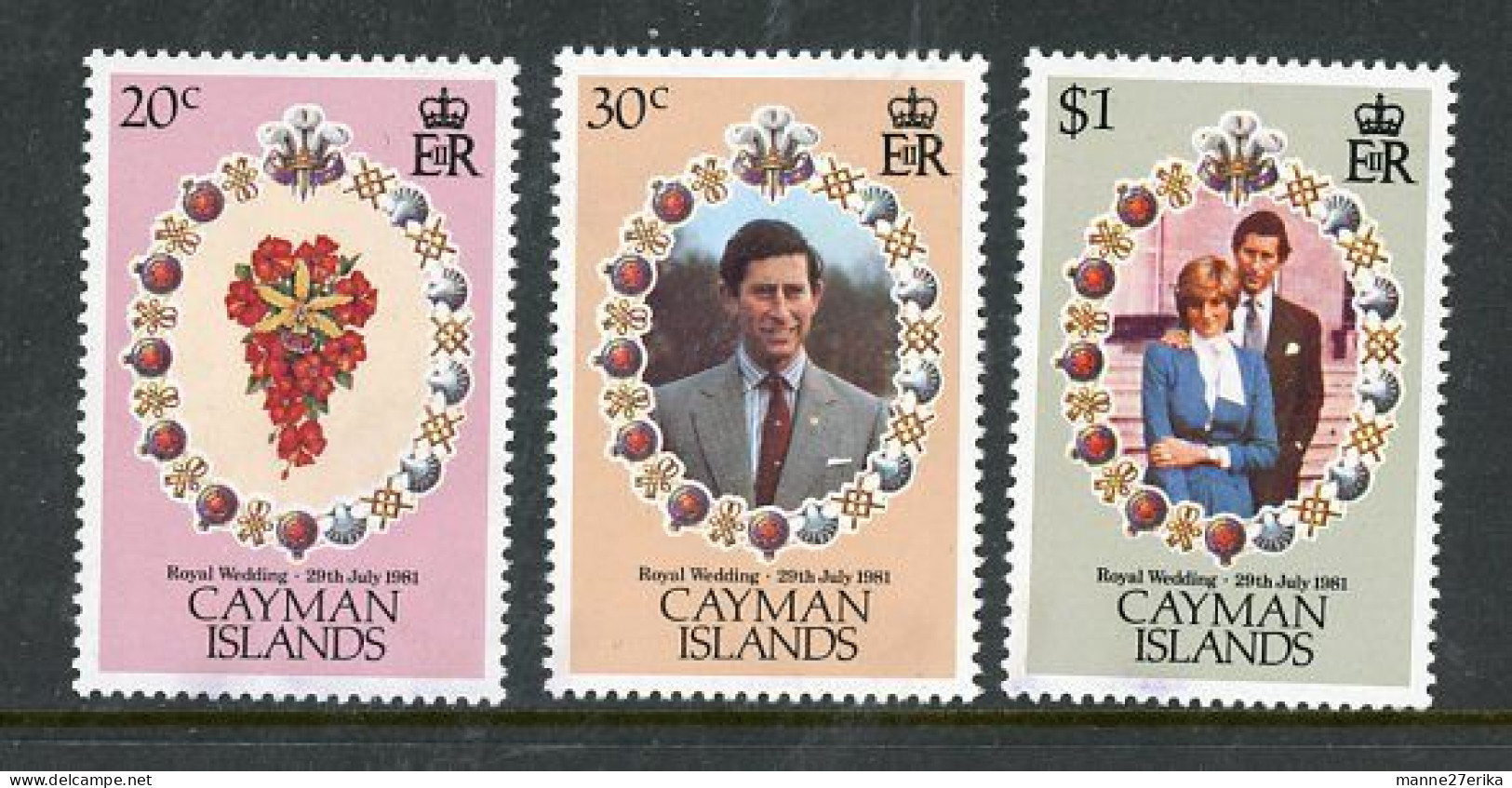 -Cayman Islands--1981--"Princess Diana's Wedding" MNH (**) - Caimán (Islas)