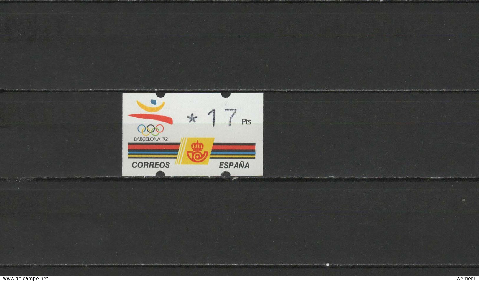 Spain 1992 Olympic Games Barcelona ATM Stamp MNH - Summer 1992: Barcelona