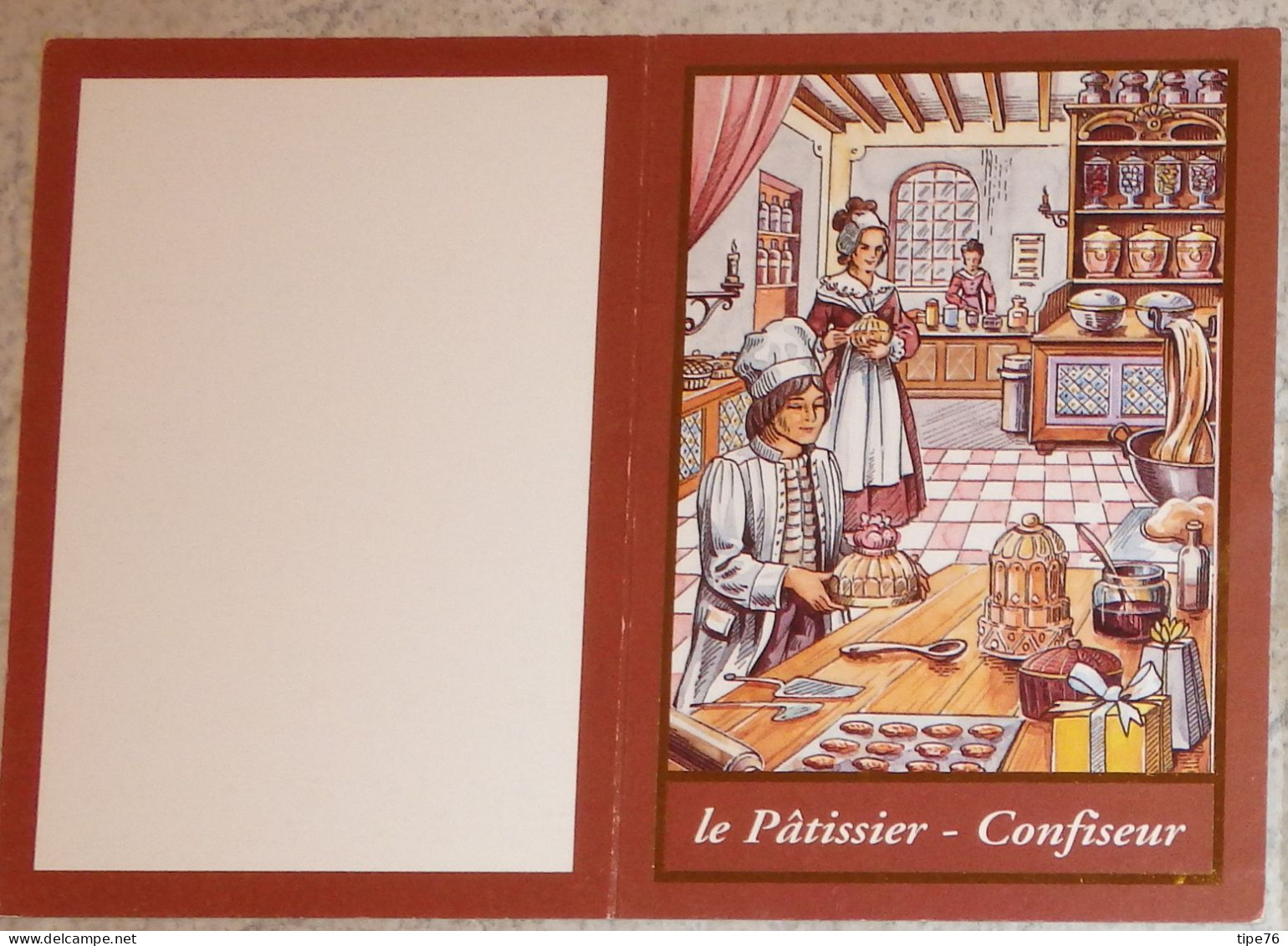 Petit Calendrier Poche 1999 Illustration Métier  Pâtissier Confiseur - Tamaño Pequeño : 1991-00