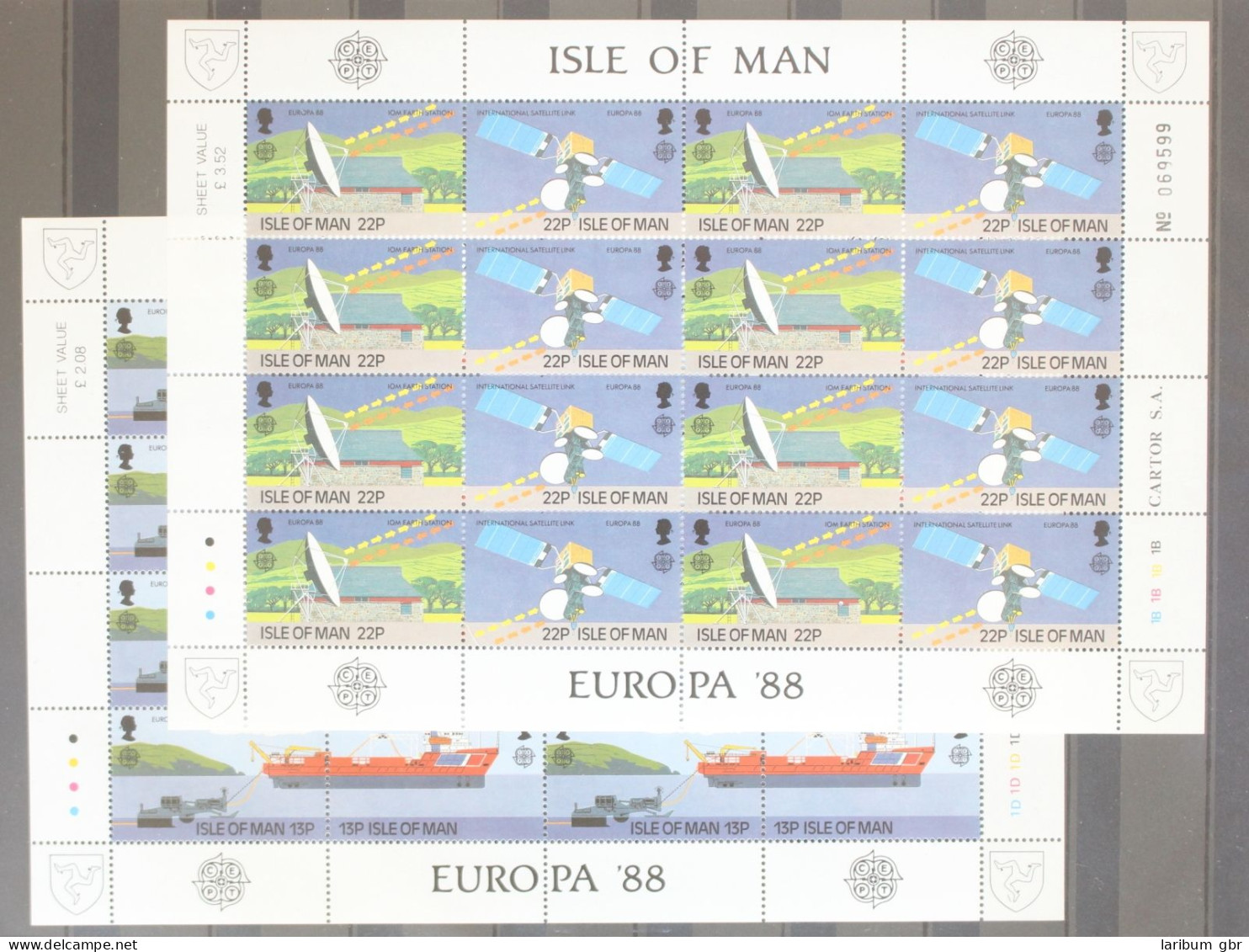 Großbritannien Isle Of Man 367-370 Postfrisch Als Kleinbogensatz #GK819 - Guernesey