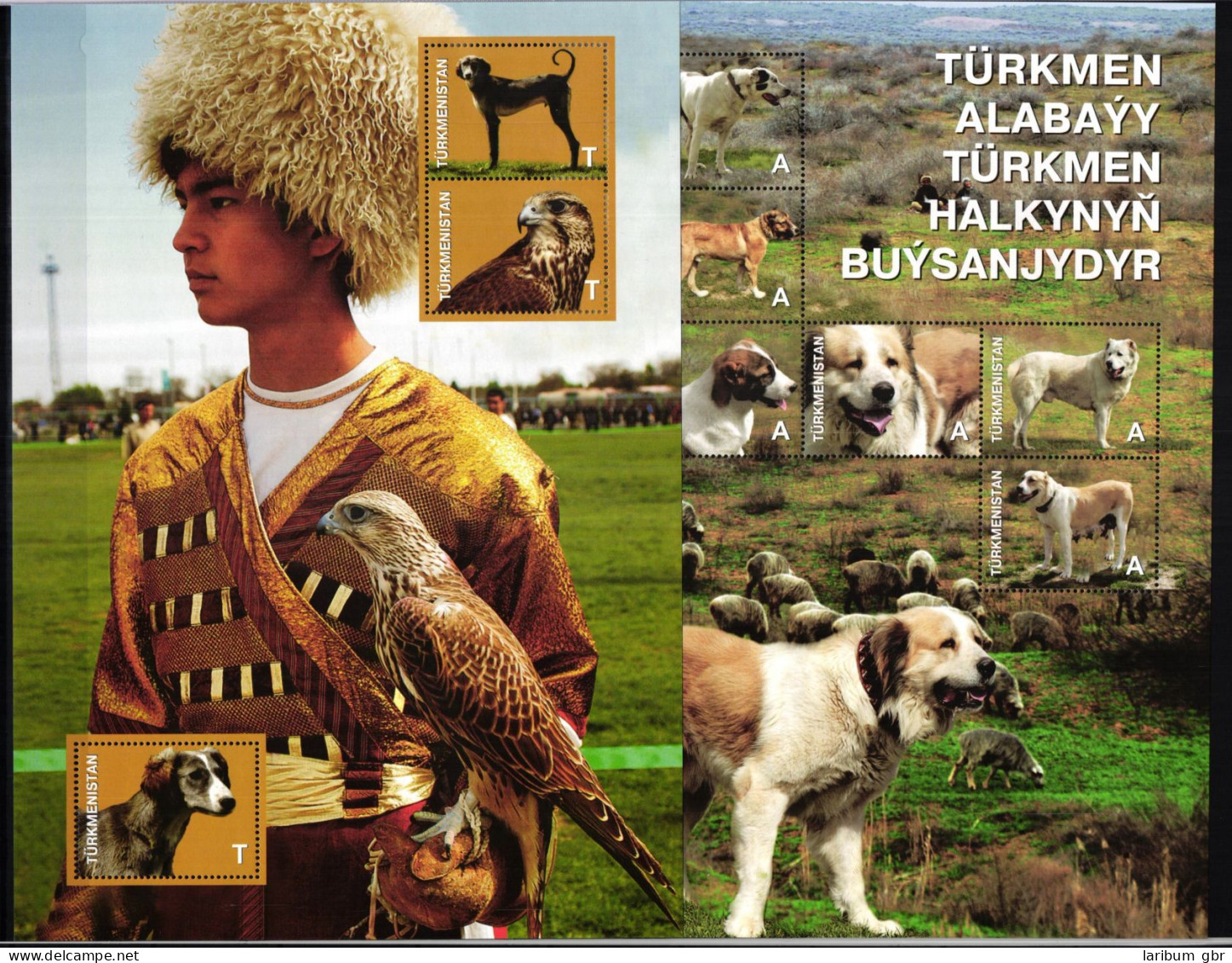 Turkmenistan Block 34-35 Postfrisch Hunde #JV991 - Turkmenistan