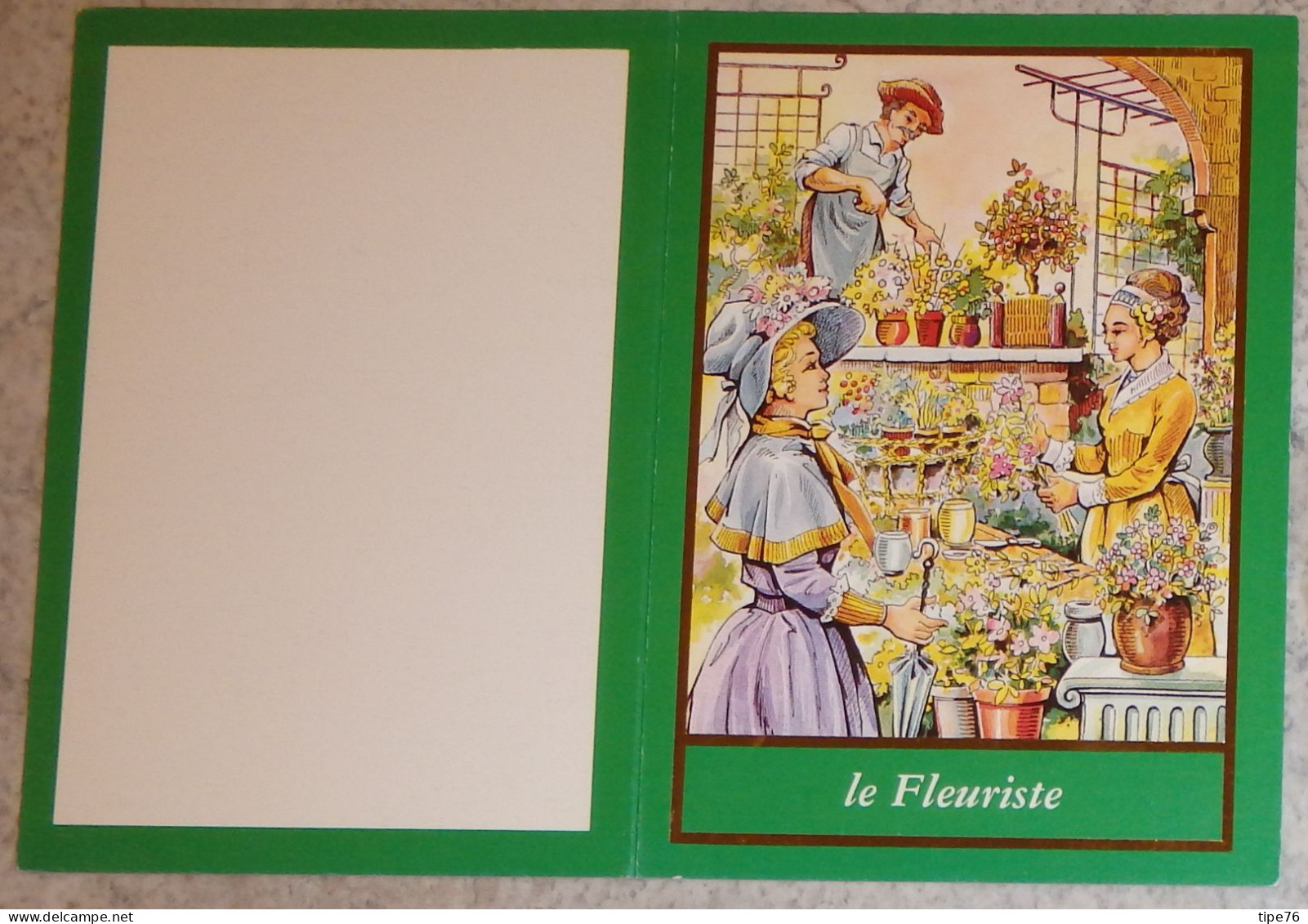 Petit Calendrier Poche 1999 Illustration Métier Fleuriste - Petit Format : 1991-00