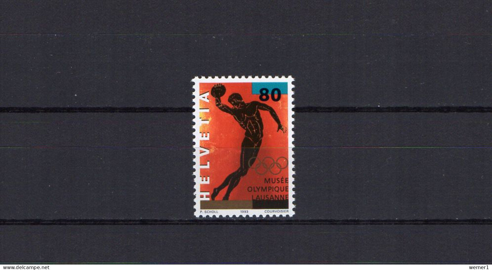 Switzerland 1993 Olympic Games Stamp MNH - Verano 1992: Barcelona