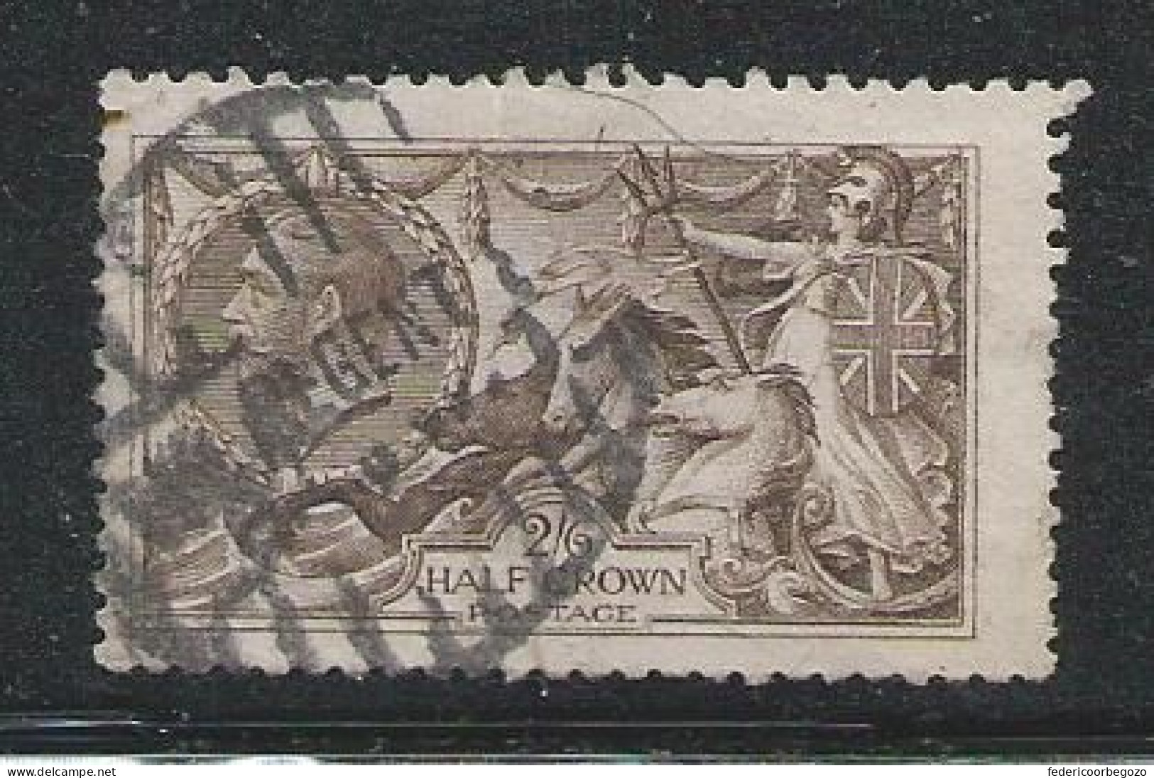 Gran Bretaña. King George V (1912-22) Yvert 153 A (variedad De Color Sepia) - Used Stamps