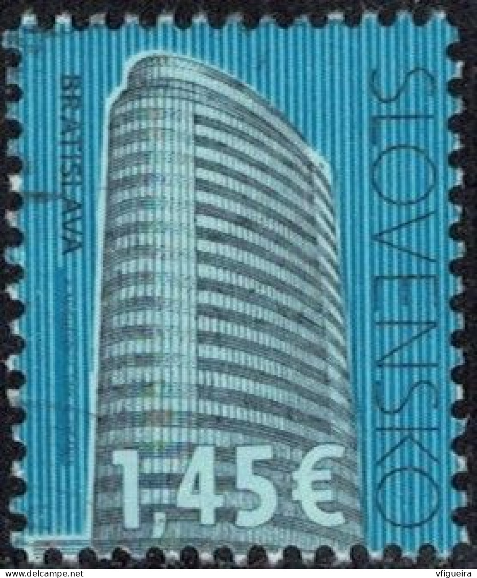 Slovaquie 2018 Oblitéré Used Bâtiment Edifice VUB Banque Bratislava Y&T SK 734 SU - Used Stamps