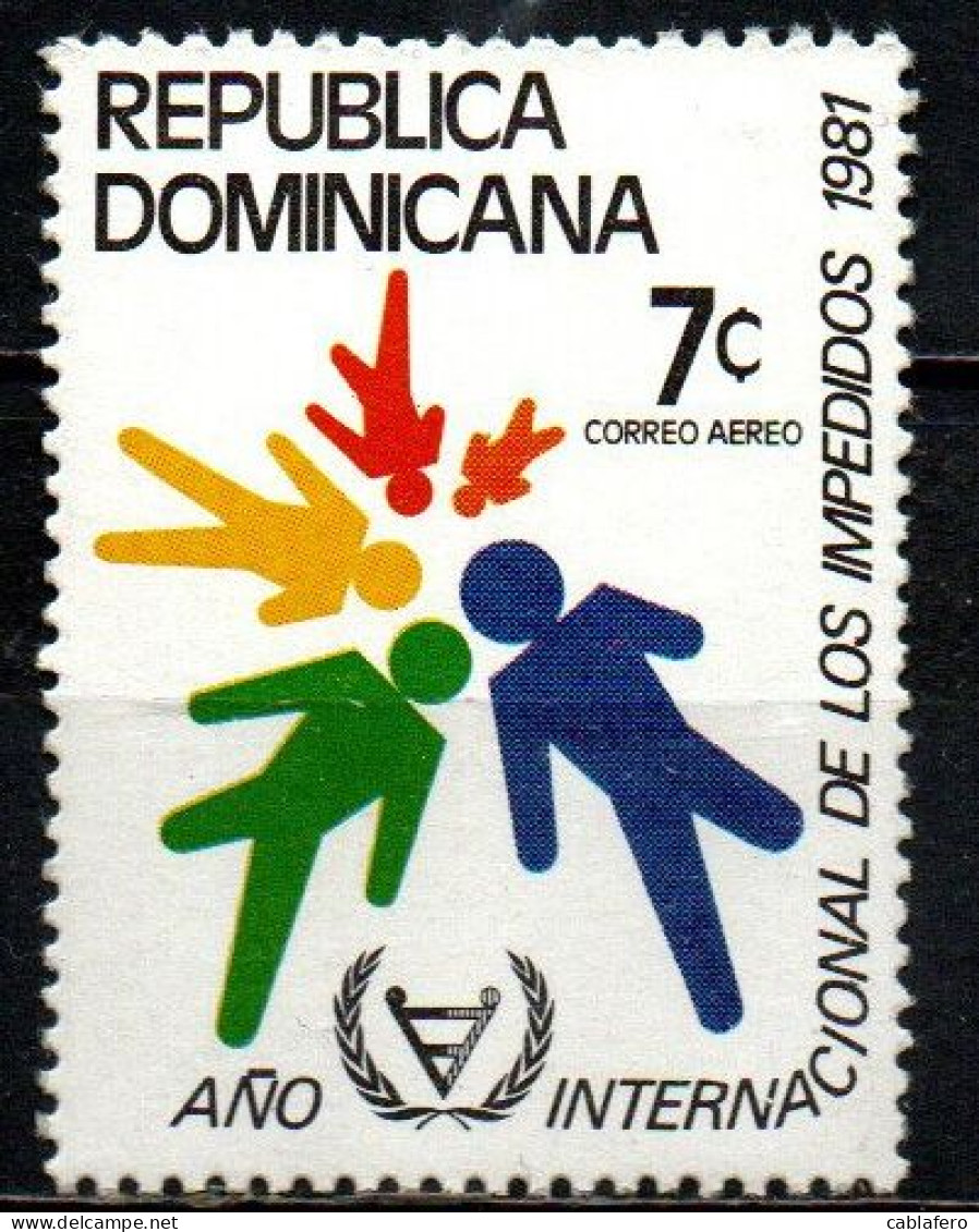 REPUBBLICA DOMENICANA - 1981 - ANNO INTERNAZIONALE DEI DISABILI - MNH - Dominicaine (République)