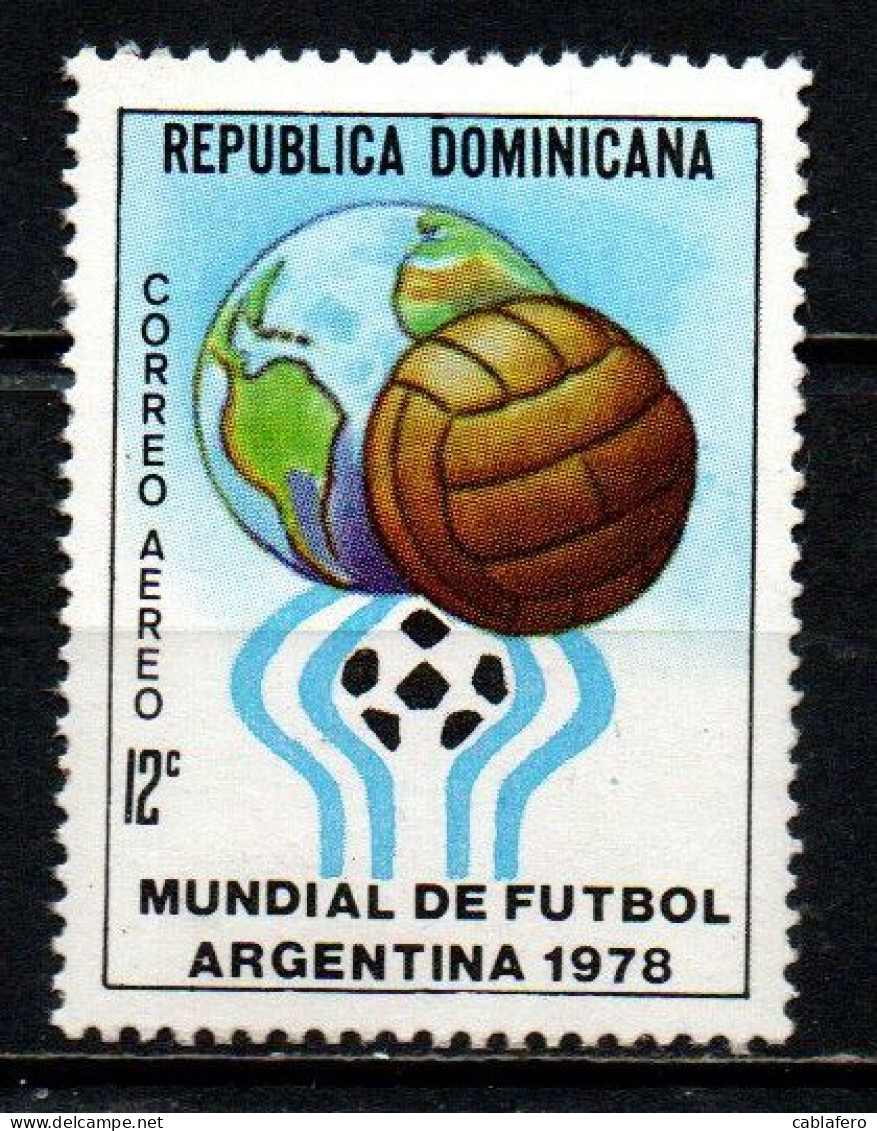 REPUBBLICA DOMENICANA - 1978 - CAMPIONATO DEL MONDO DI CALCIO IN ARGENTINA - MNH - Dominicaanse Republiek