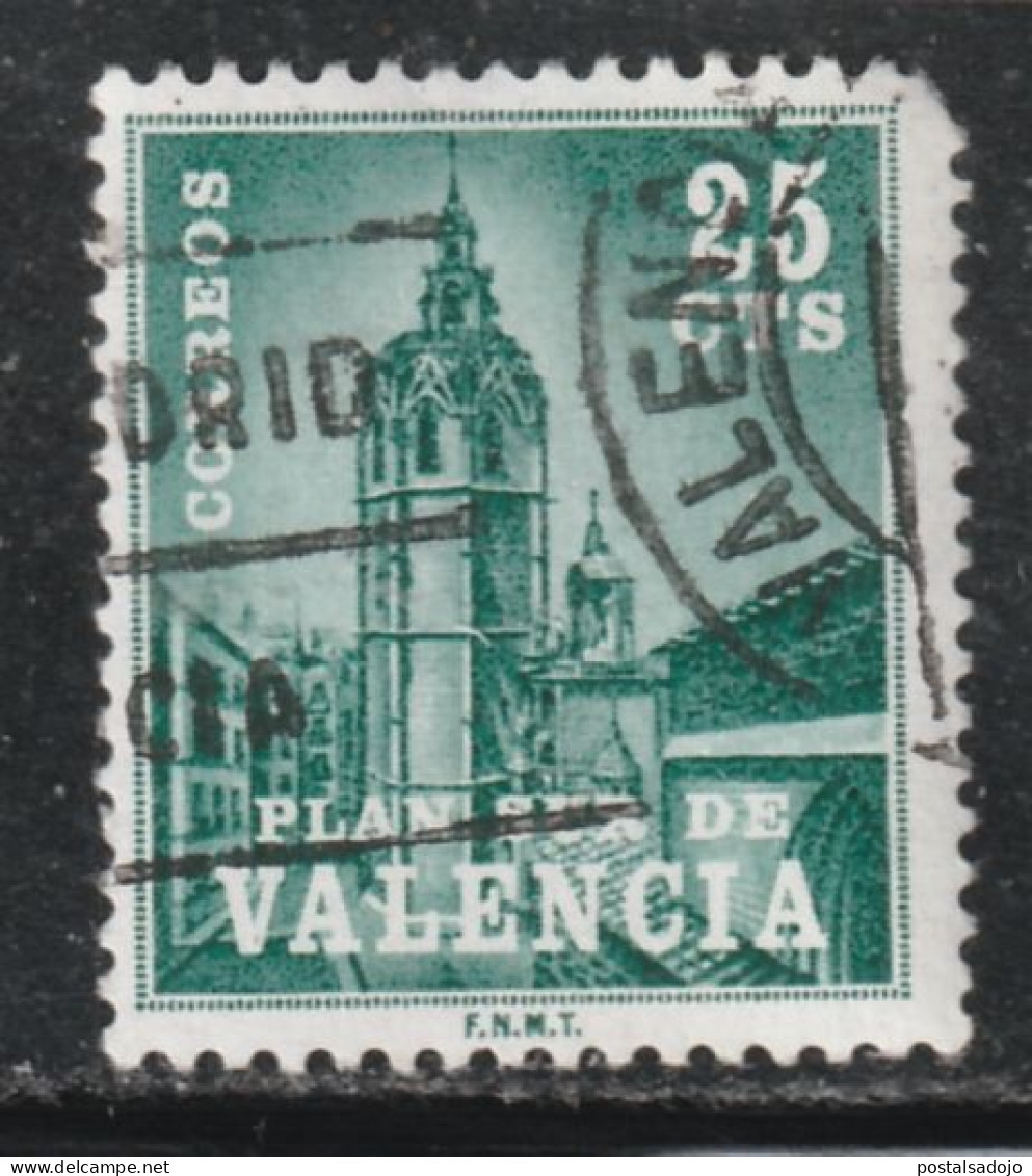 10ESPAGNE 189 // YVERT 1421 // EDIFIL  VALENCIA 4 // 1966 - Oblitérés