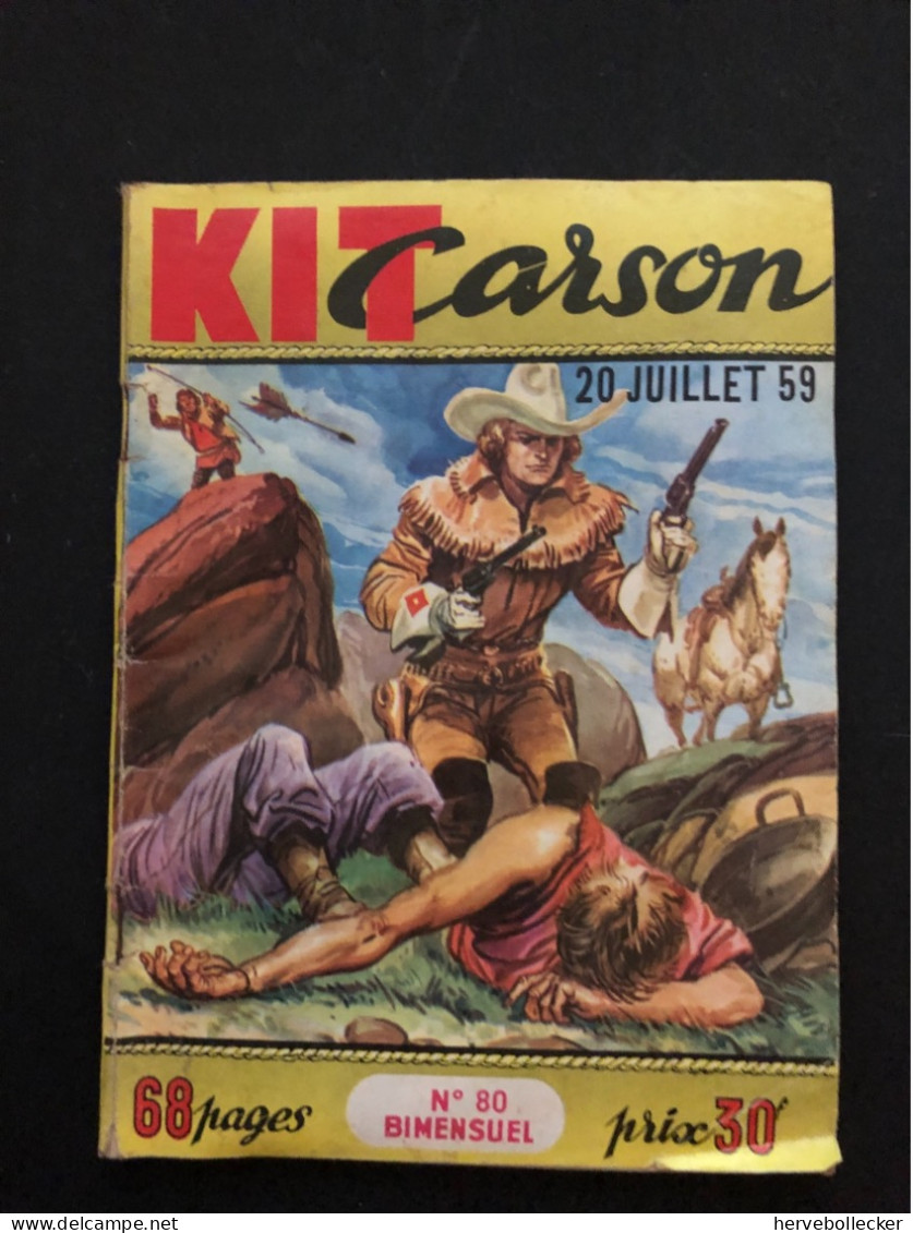 KIT CARSON Bimensuel N° 80 - IMPERIA 1959 - Petit Format