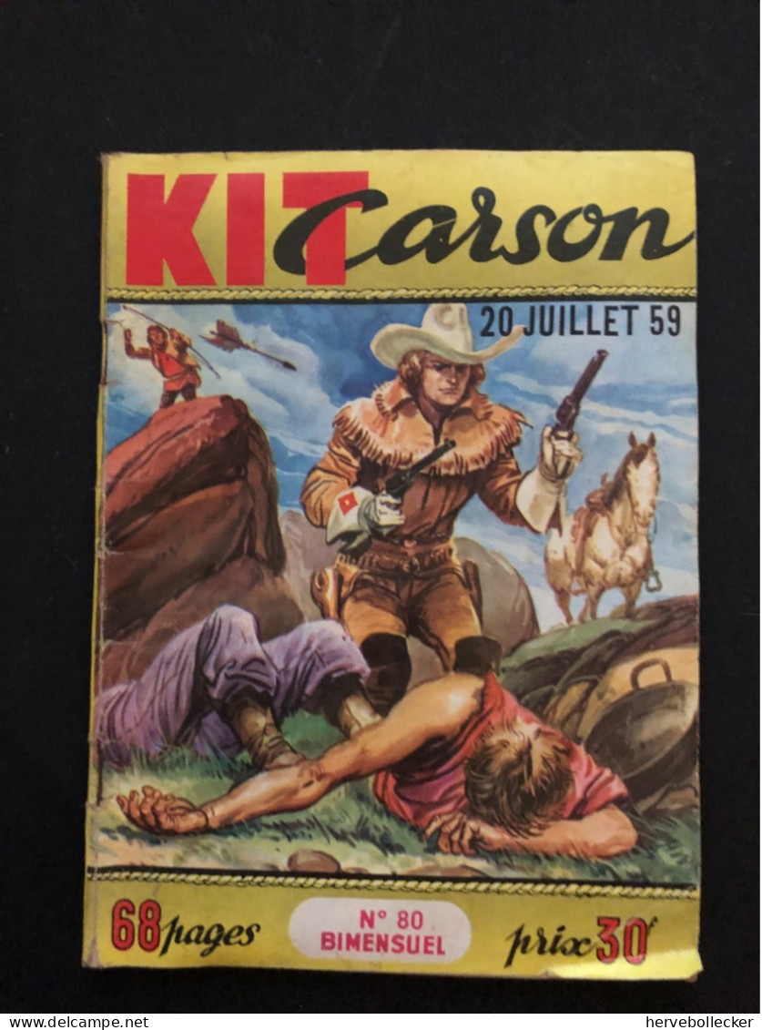 KIT CARSON Bimensuel N° 80 - IMPERIA 1959 - Formatos Pequeños