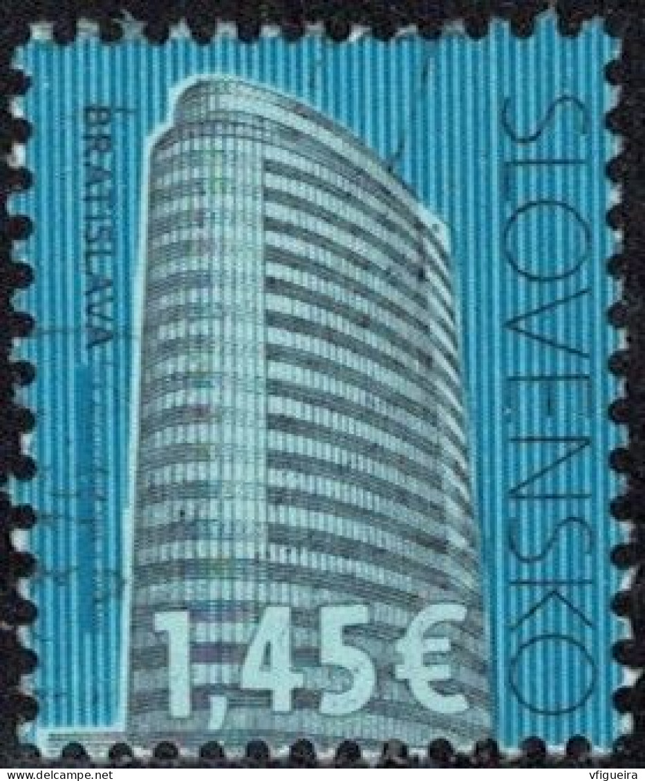 Slovaquie 2018 Oblitéré Used Bâtiment Edifice VUB Banque Bratislava Y&T SK 734 SU - Used Stamps