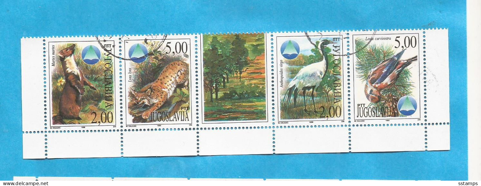 24---1  1998  JUGOSLAVIJA JUGOSLAWIEN  FAUNA PROTECTION NATURA  USED - Nuovi