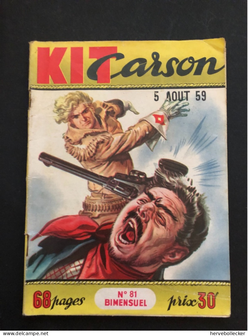 KIT CARSON Bimensuel N° 81 - IMPERIA 1959 - Kleinformat