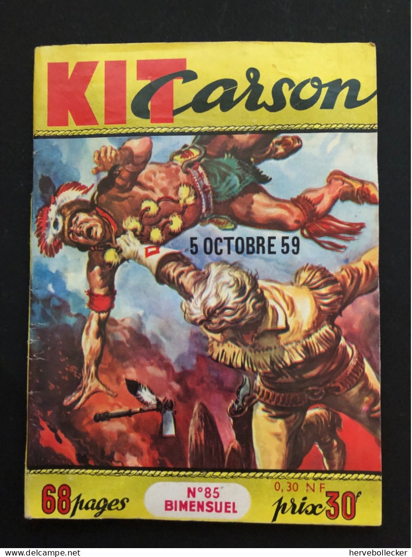 KIT CARSON Bimensuel N° 85 - IMPERIA 1959 - Petit Format