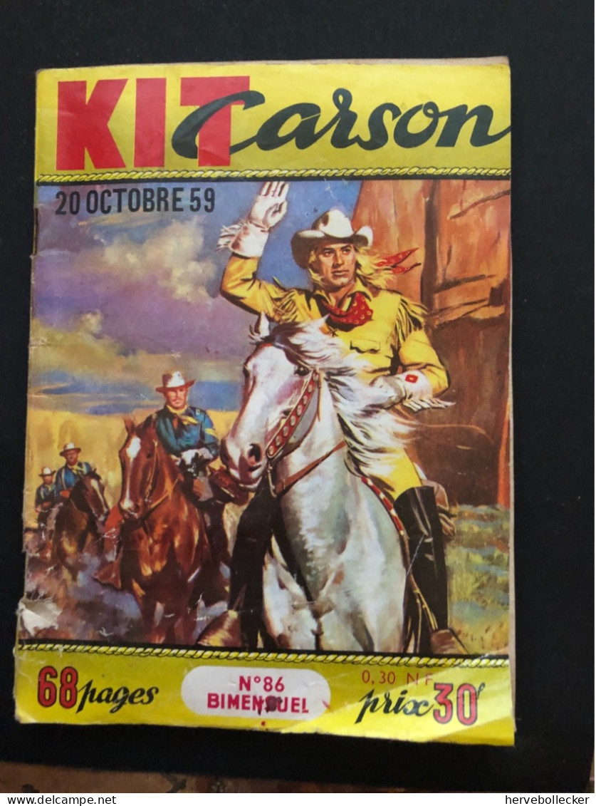 KIT CARSON Bimensuel N° 86 - IMPERIA 1959 - Formatos Pequeños