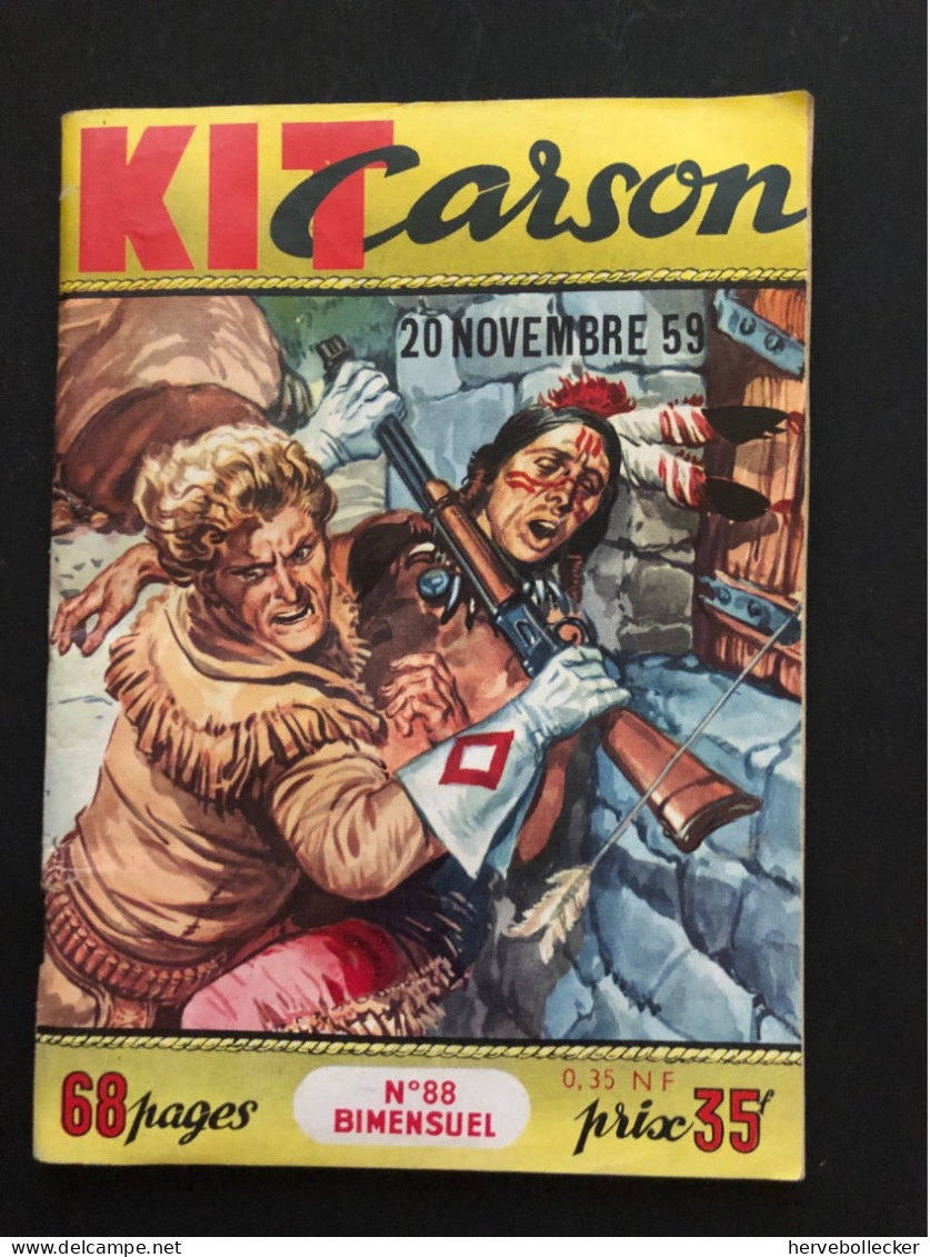 KIT CARSON Bimensuel N° 88 - IMPERIA 1959 - Petit Format