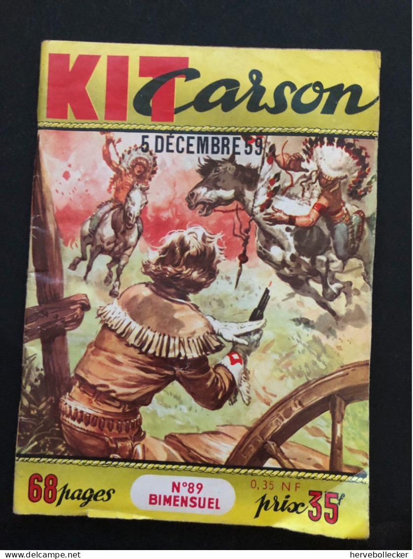KIT CARSON Bimensuel N° 89 - IMPERIA 1959 - Formatos Pequeños