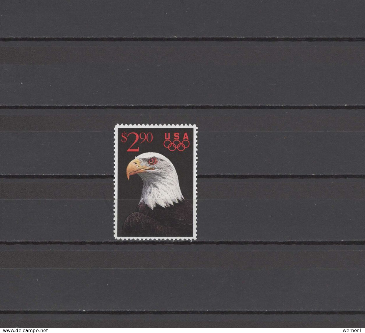 USA 1991 Olympic Games, Eagle 2.90$ Stamp MNH - Verano 1992: Barcelona