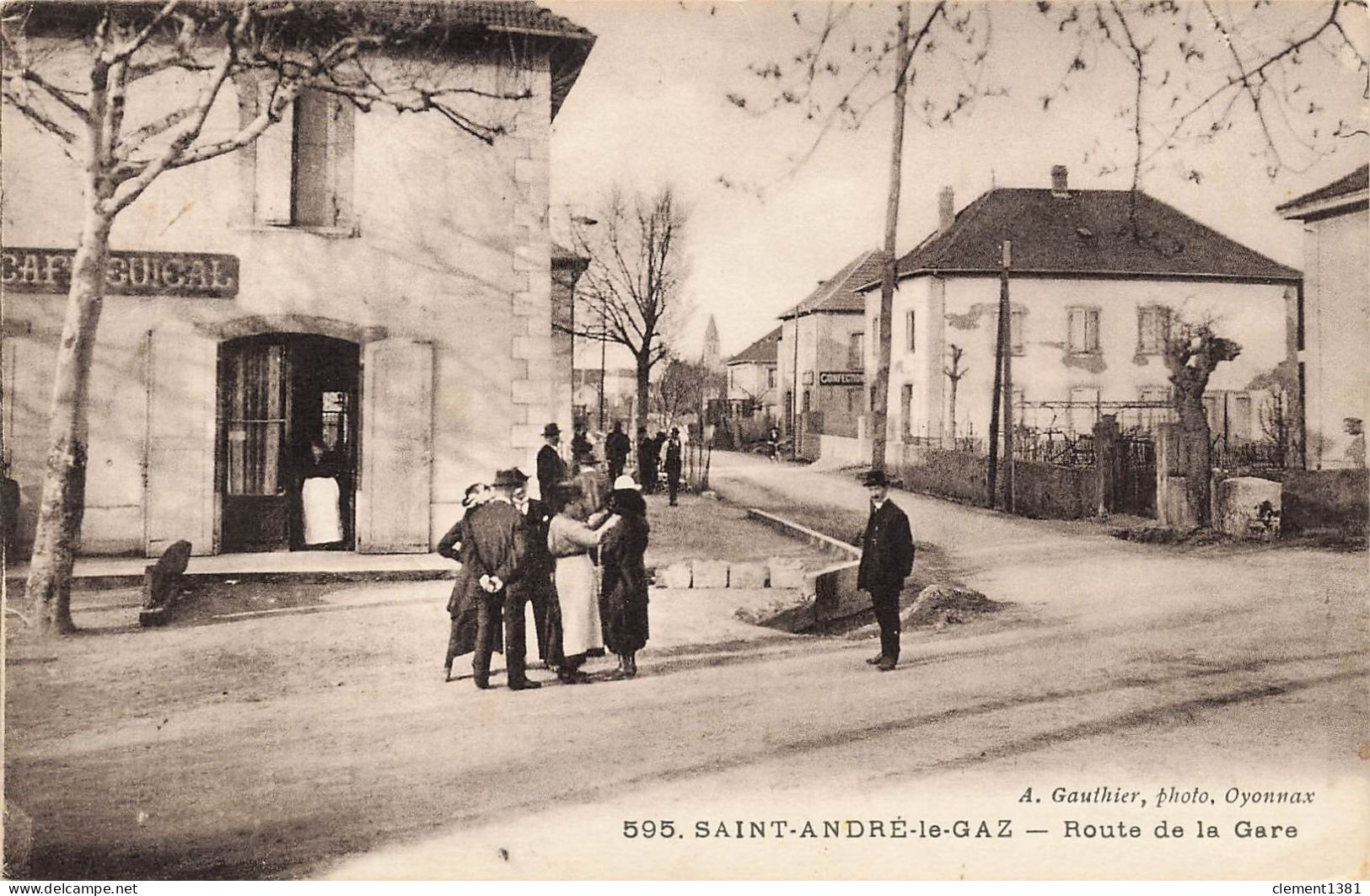 Saint Andre Le Gaz Route De La Gare - Saint-André-le-Gaz