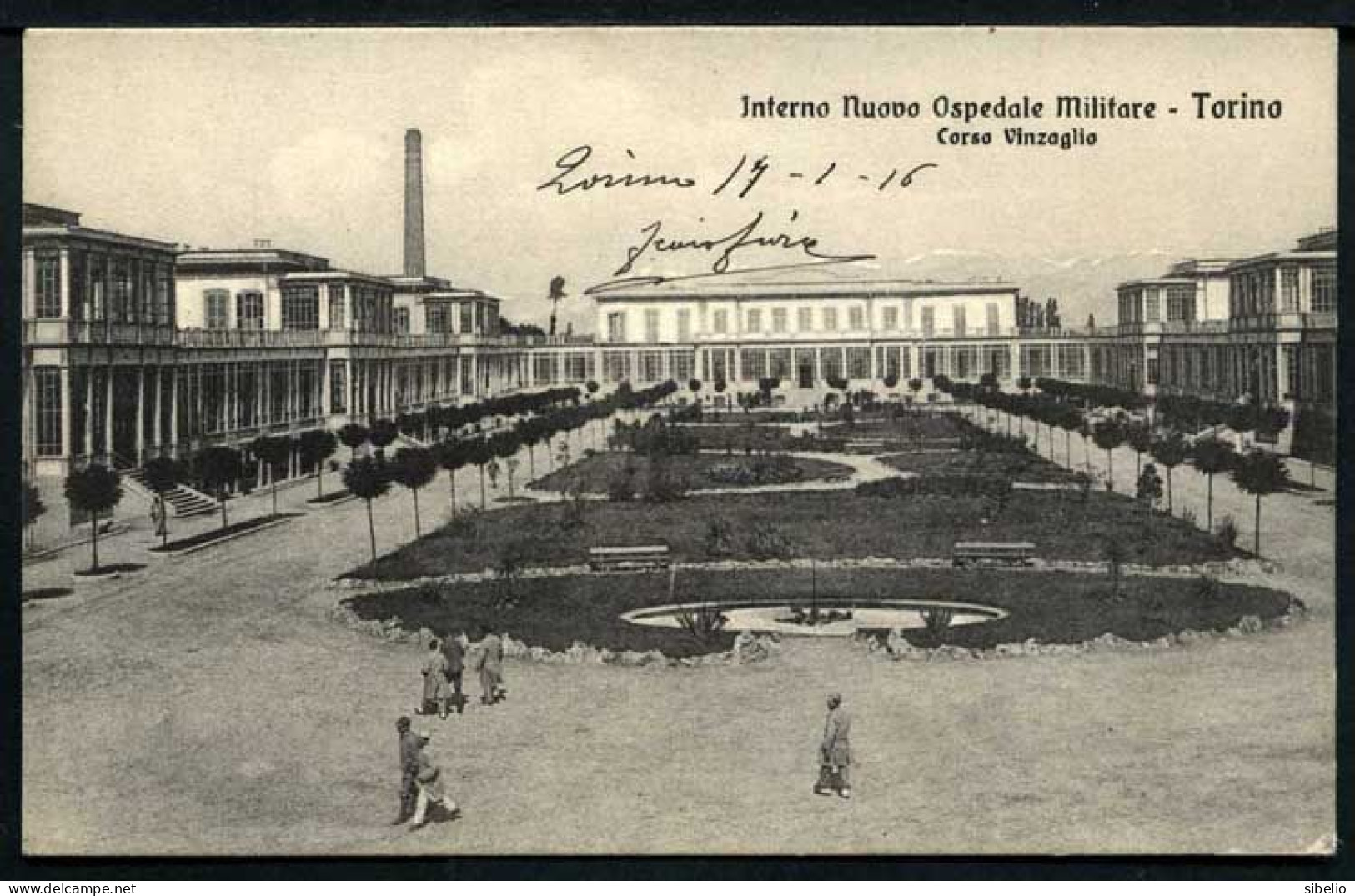 Torino - Nuovo Ospedale Militare - Corso Vinzaglio - Viaggiata In Busta 1916 - Rif. 15932N - Gesundheit & Krankenhäuser