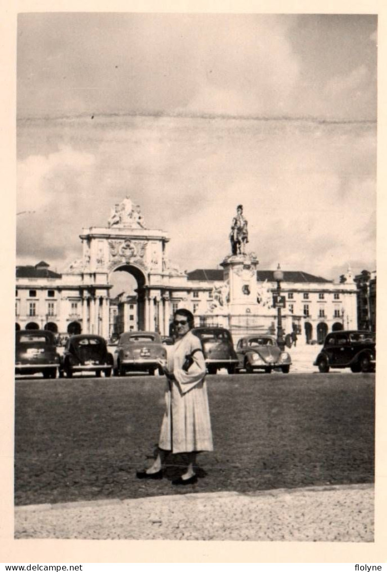 Lisboa - Lisbonne - Photo Ancienne Originale - Place Du Commerce - Portugal - 6x8,5 Cm - Lisboa