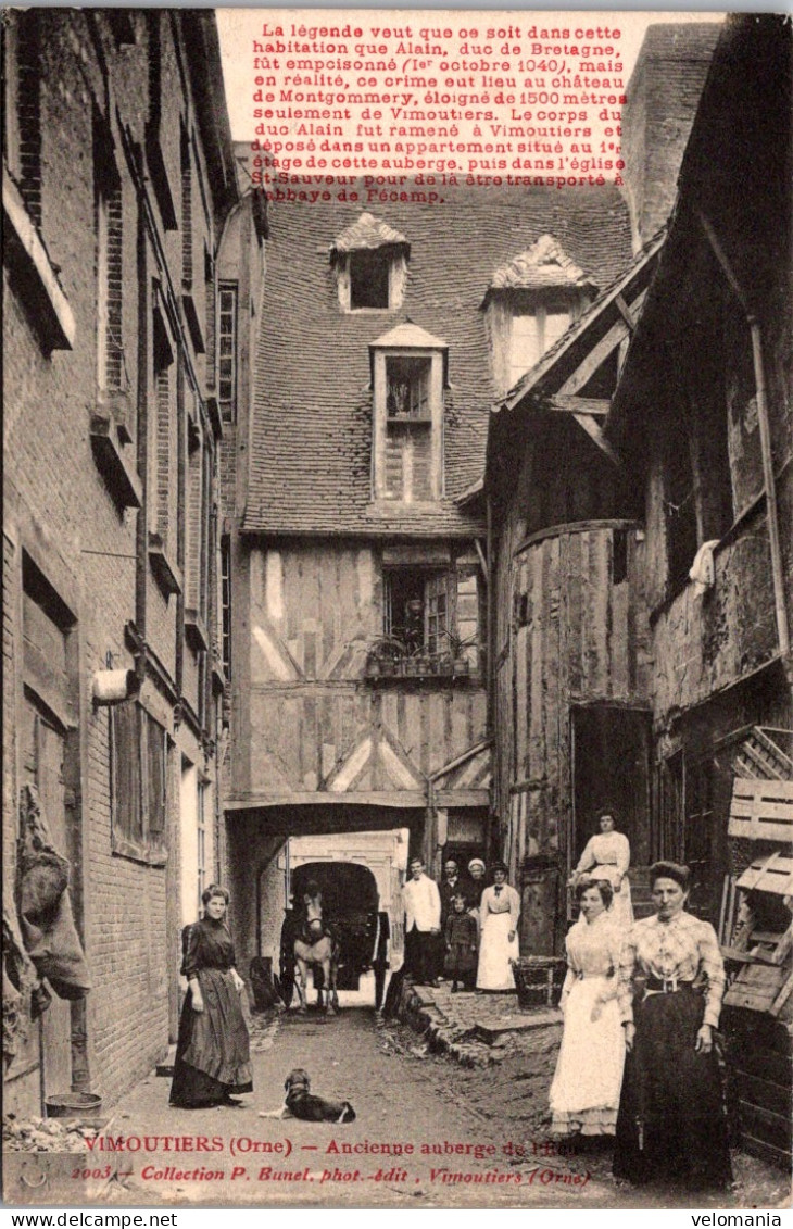 20208 Cpa 61 Vimoutiers - Ancienne Auberge De L'Ecu - Vimoutiers