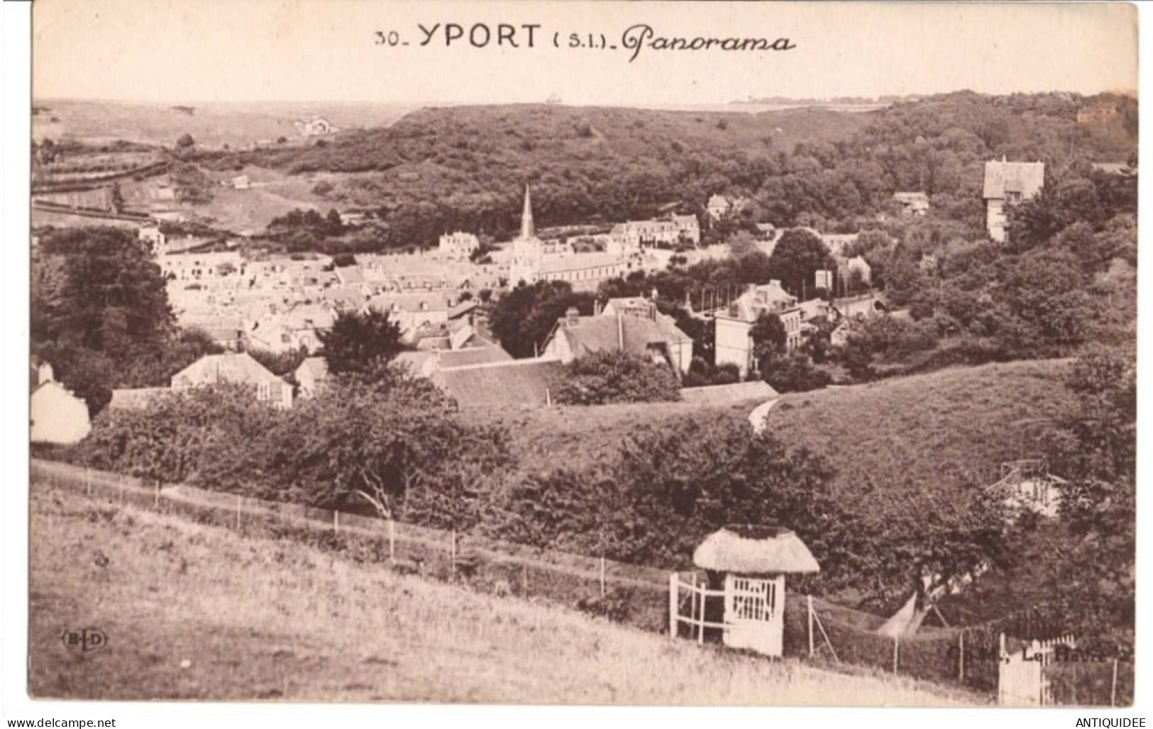 YPORT - Panorama - (Vers 1930) - - Yport