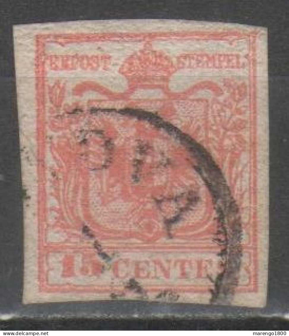 Lombardo-Veneto 1850 - Stemma 15 C. II Tipo          (g9614) - Lombardo-Vénétie