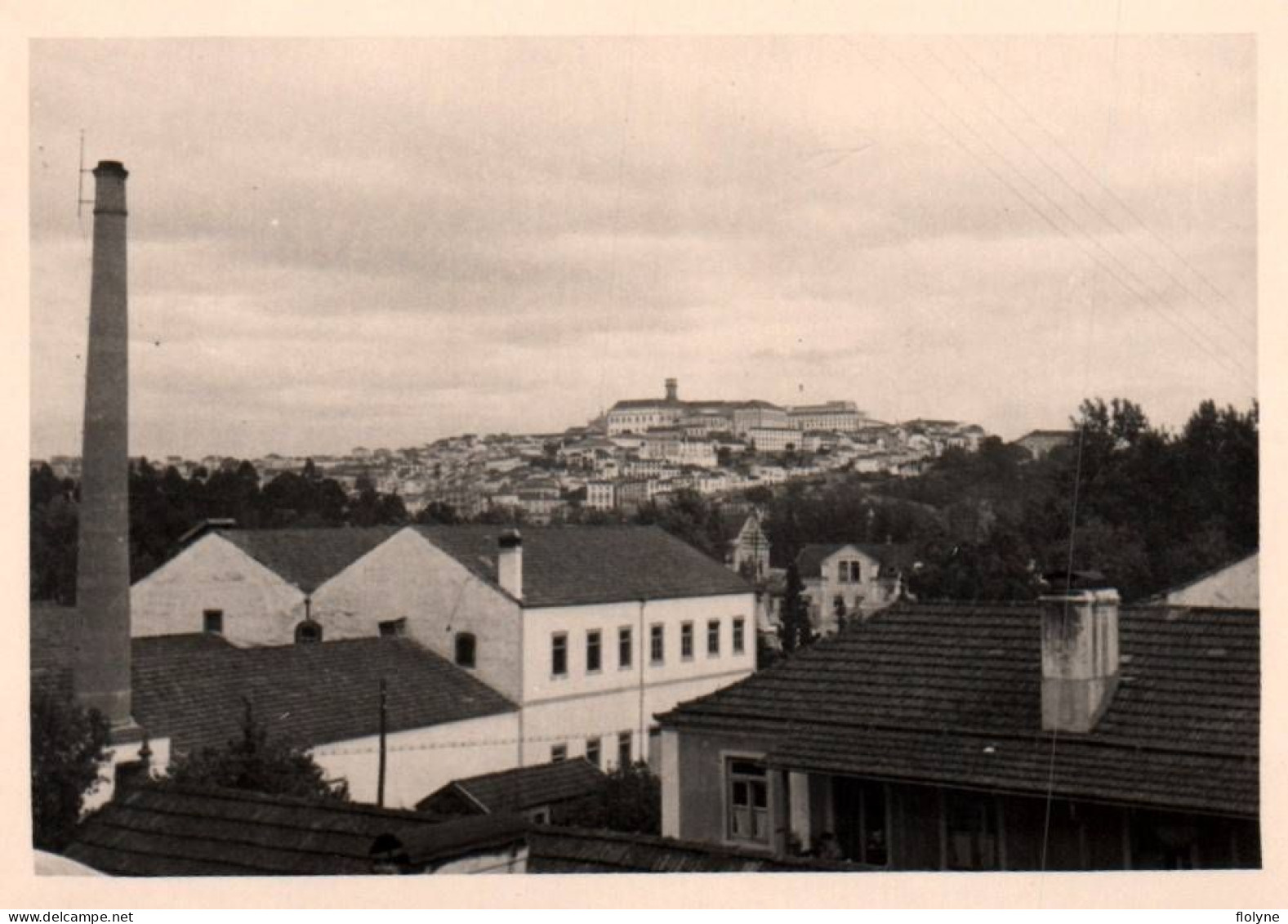 Coimbra - Photo Ancienne Originale - Vue Générale , Usine - Portugal - 6x8,5 Cm - Coimbra