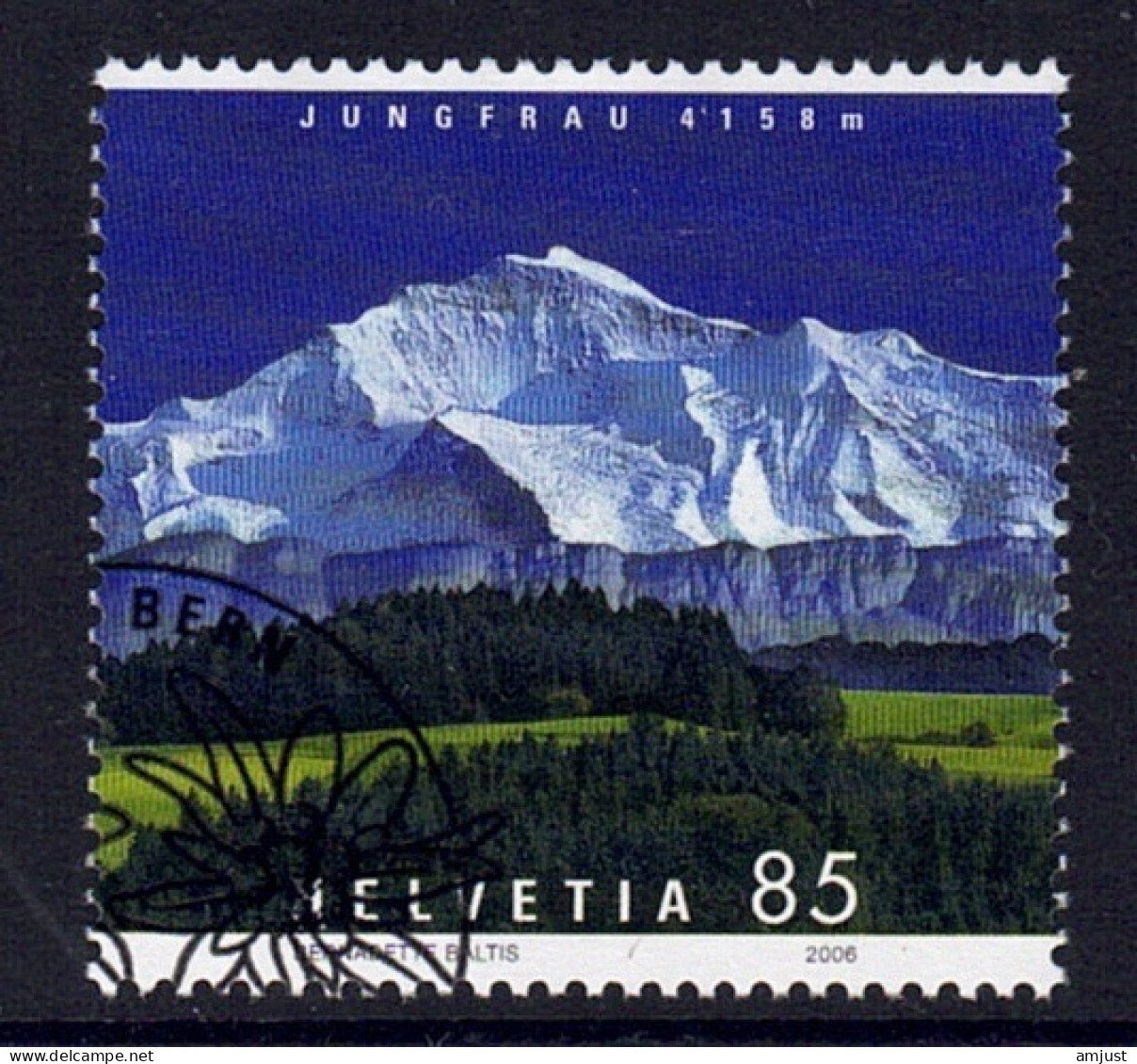 Suisse // Switzerland // 2000-2009 // 2006 // Panorama De Montagne Oblitéré No.1204 - Gebruikt