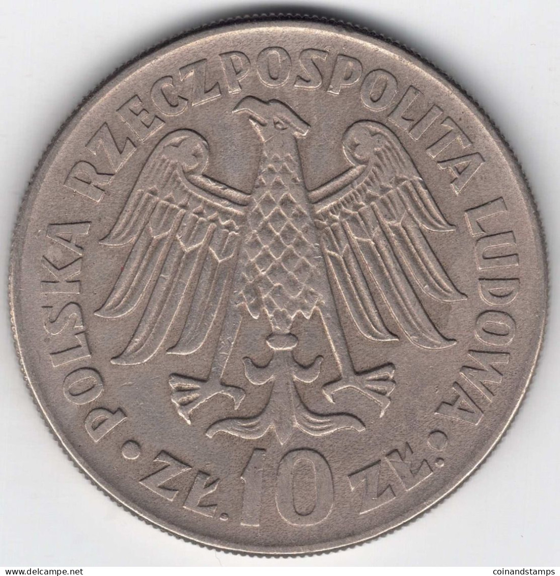 Polen, Volksrepublik 10 Zloty 1964 (Cu./Ni.) 600 Jahre Uni In Krakau, KM#52.2, Par. 277, Ss/vz - Poland