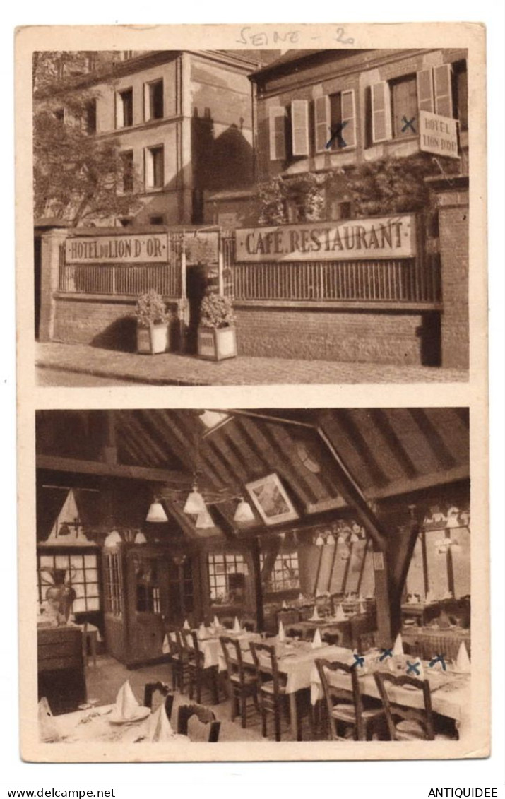 NEUFCHATEL-EN-BRAY - Hôtel Du Lion D'Or Sinistré Réinstallé 34, Rue Cauchoise - (Vers 1930) - - Neufchâtel En Bray
