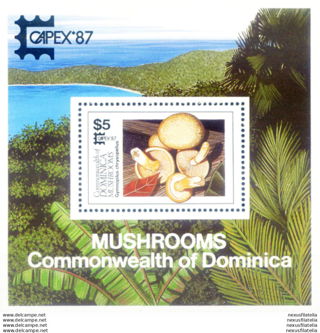 Flora. Funghi 1987. - Dominica (1978-...)