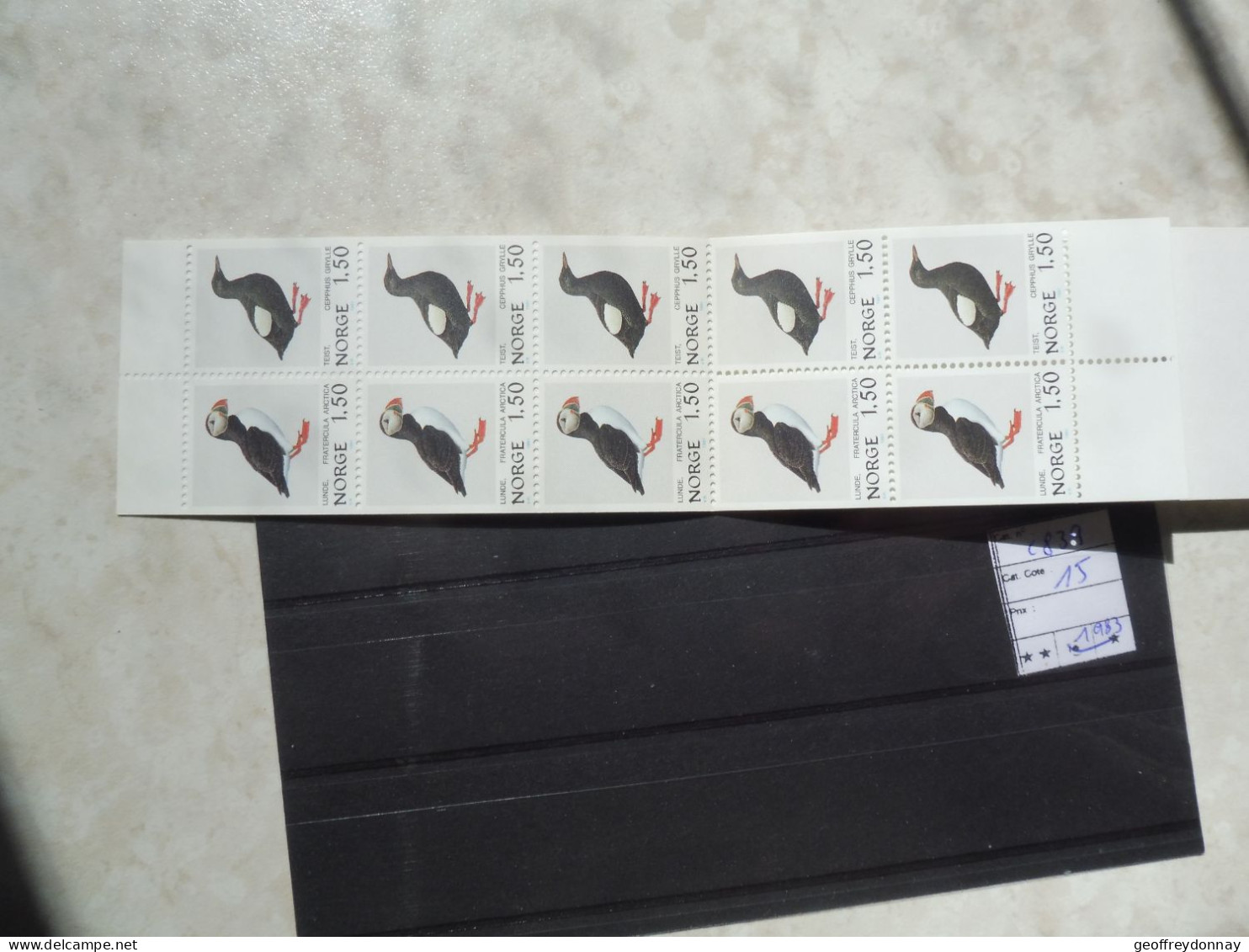 Norge Norvege Norway  C 839 Mnh Neuf ** 1983 Oiseaux Vogels Birds - Unused Stamps