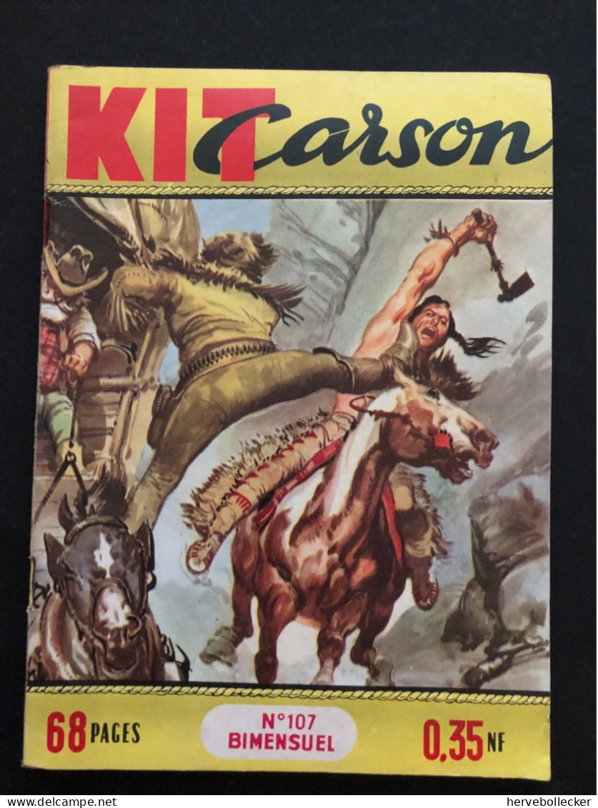 KIT CARSON Bimensuel N° 107 - IMPERIA 1960 - Kleinformat
