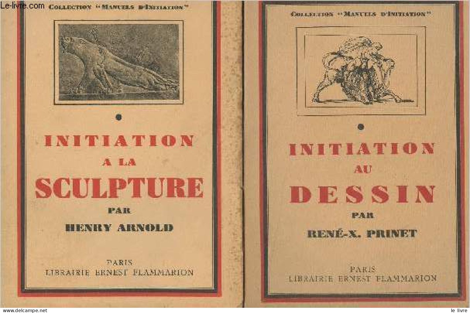 Initiation à La Sculpture + Initiation Au Dessin - Collection "Manuels D'initiation" - Arnold Henry/Prinet René-X. - 194 - Home Decoration