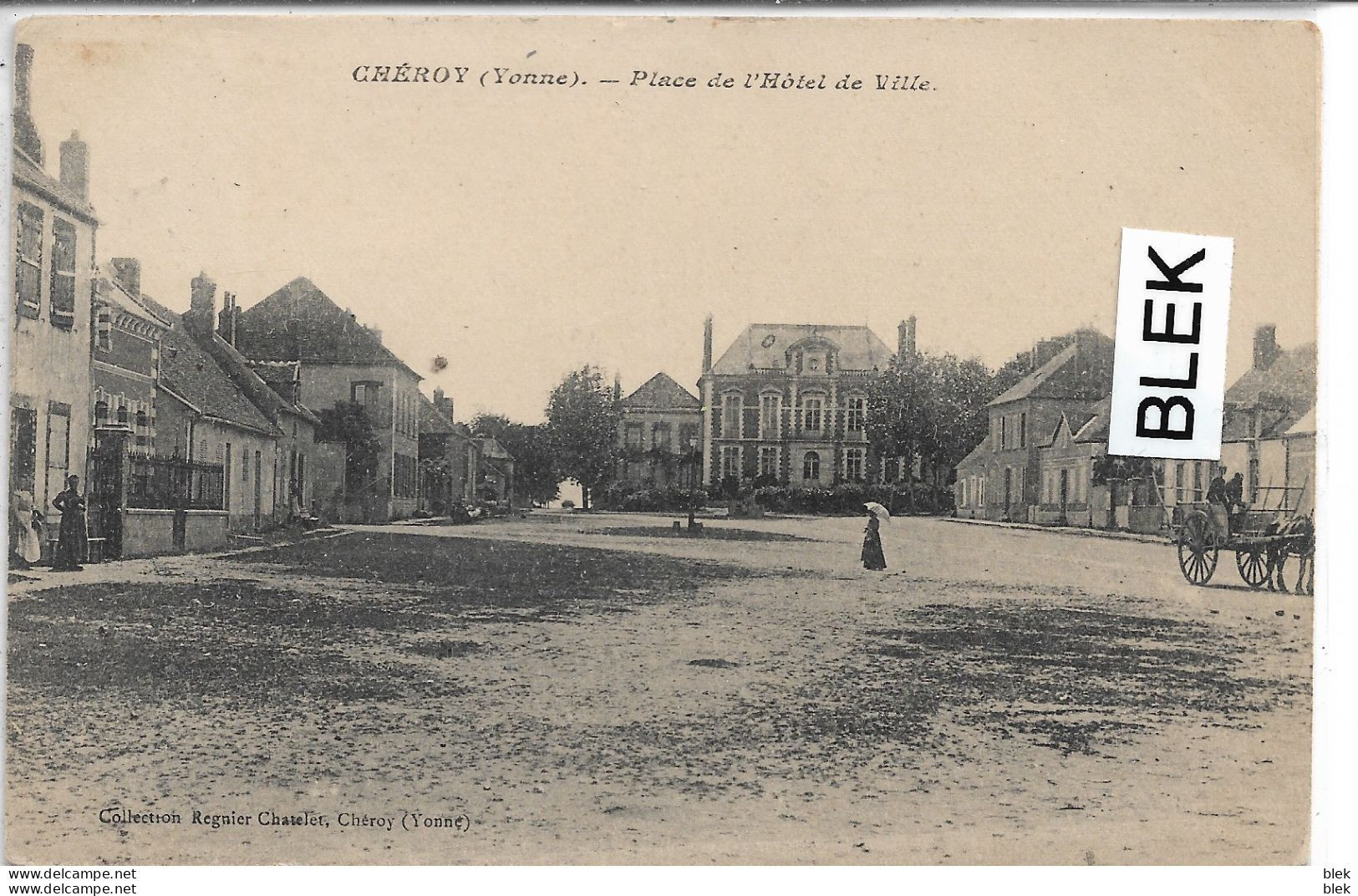 89 . Yonne :   Cheroy : Place De L ' Hotel De Ville . - Cheroy