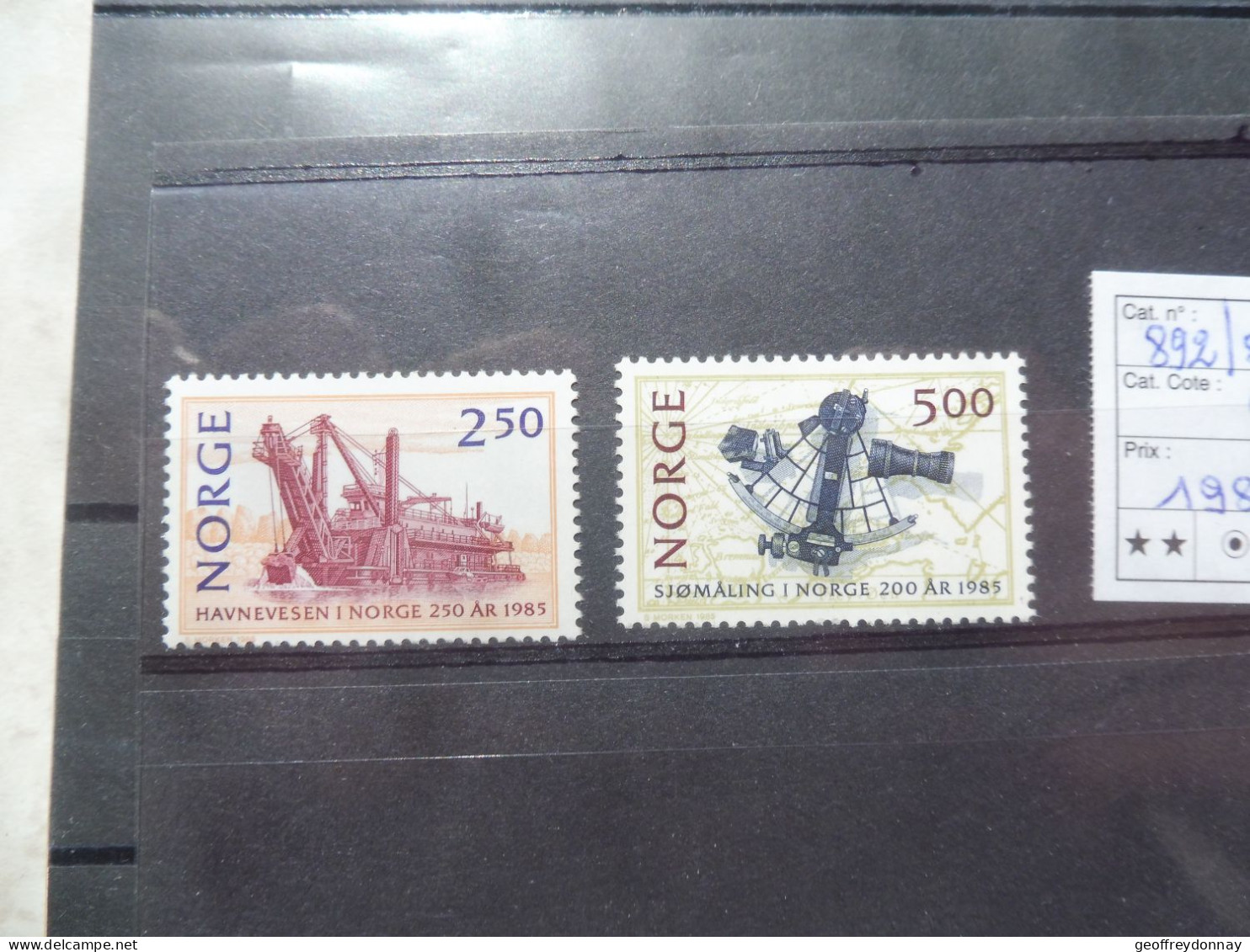 Norge Norvege Norway 892/893-902/903 Mnh Neuf ** 19805-1986 Europa - Unused Stamps