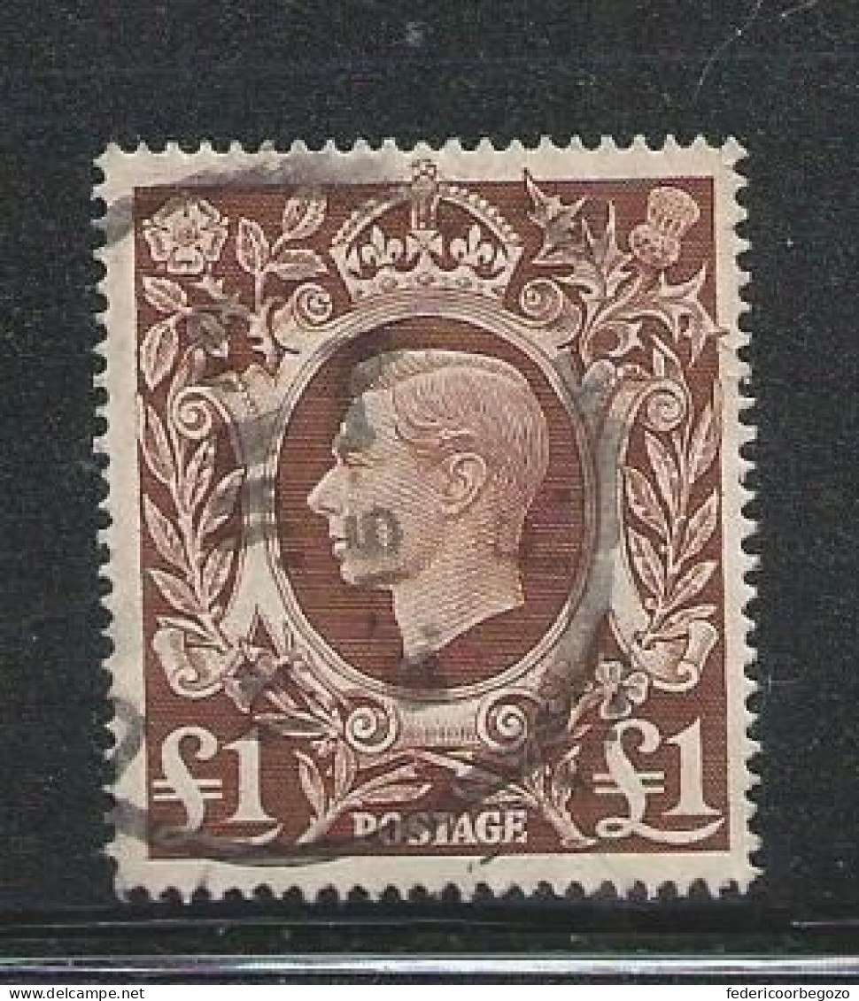 UK King George VI (1948) Yvert 245 - Gebruikt