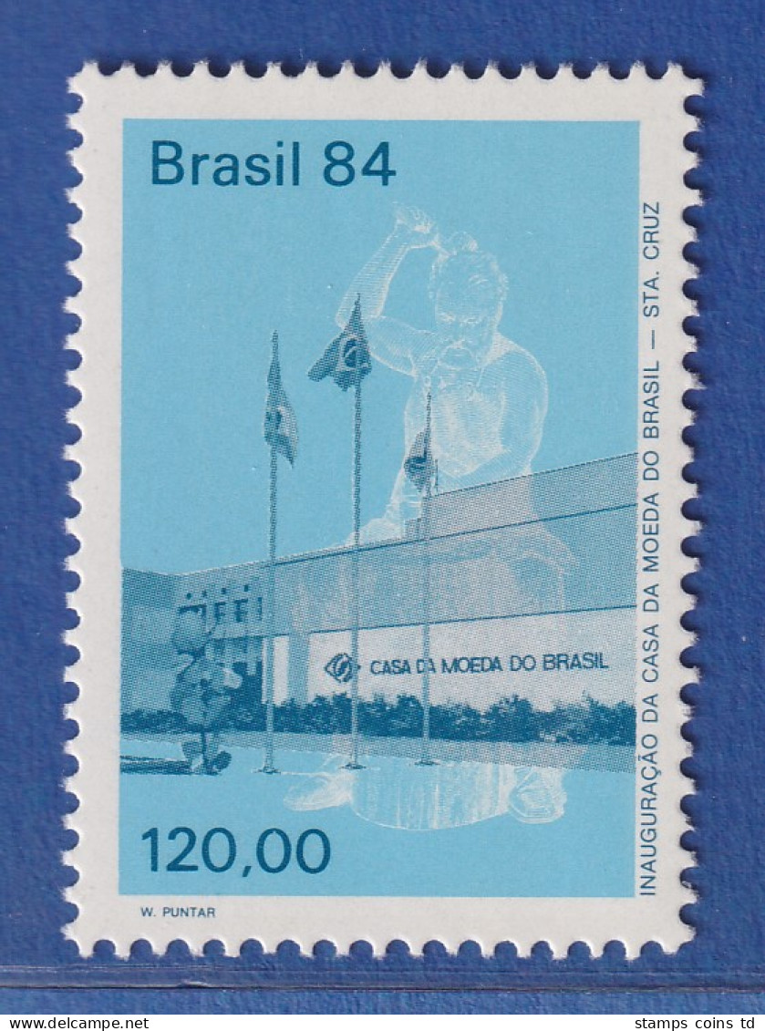 Brasilien 1984 Neue Staatliche Münze Casa De Moeda Mi.-Nr. 2076 ** - Sonstige & Ohne Zuordnung